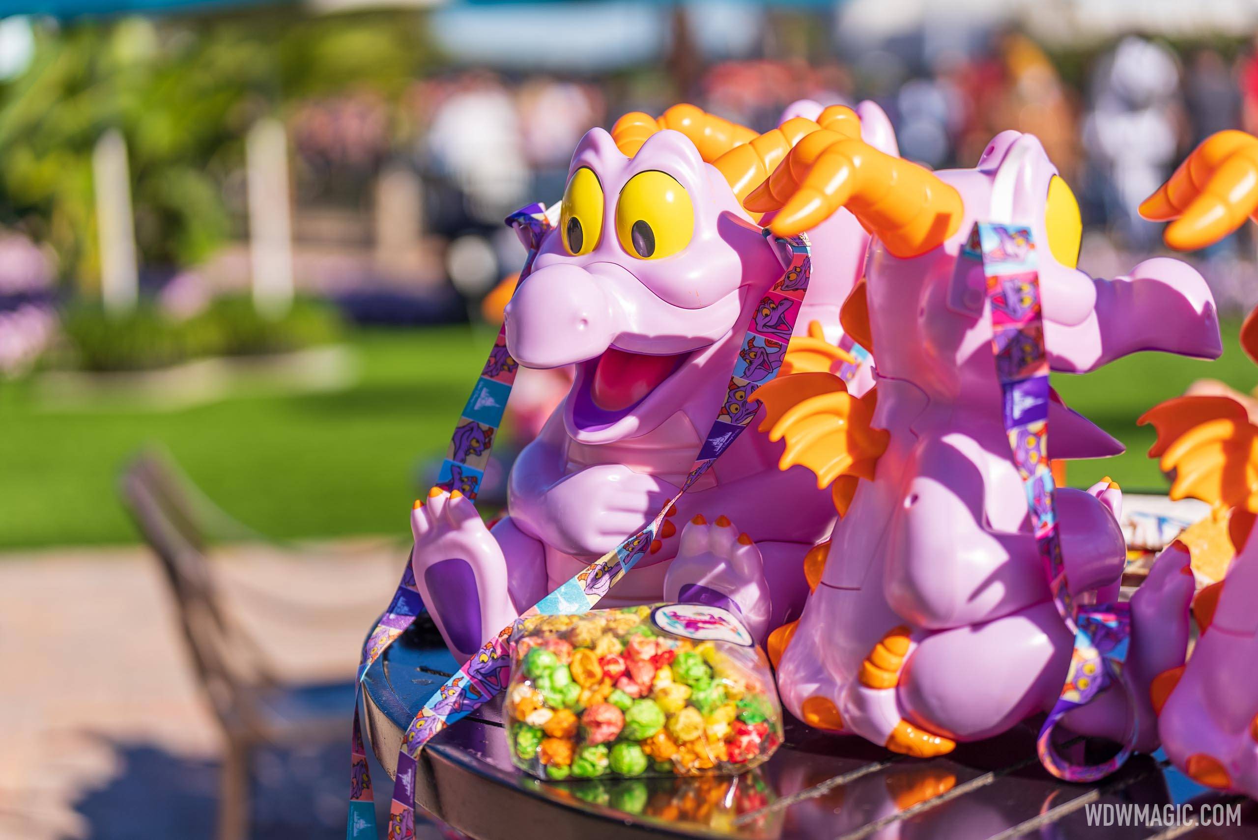 The Figment Premium Popcorn Bucket is back in stock at EPCOT with a much easier purchase option