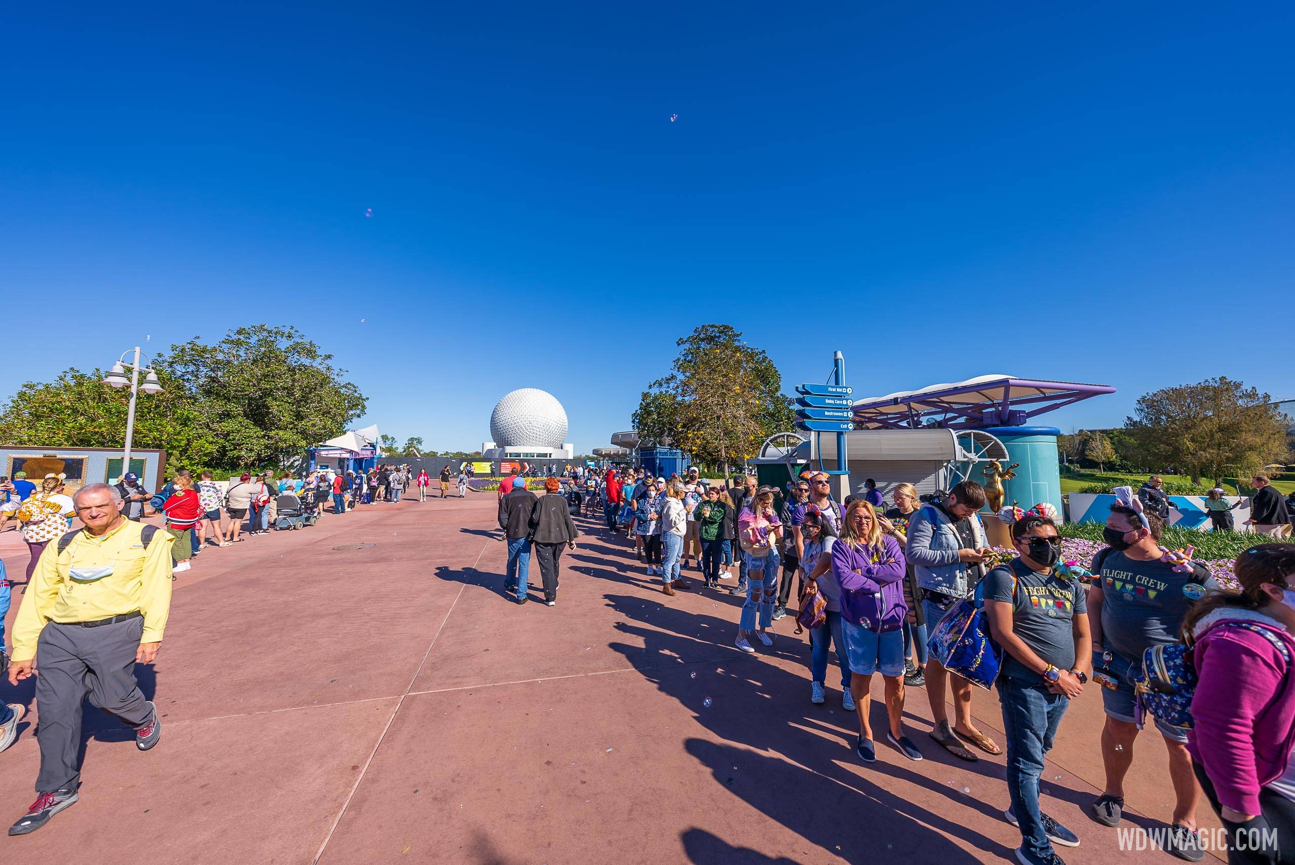 Guests queued for hours to purchase the 2022 Figment popcorn bucket