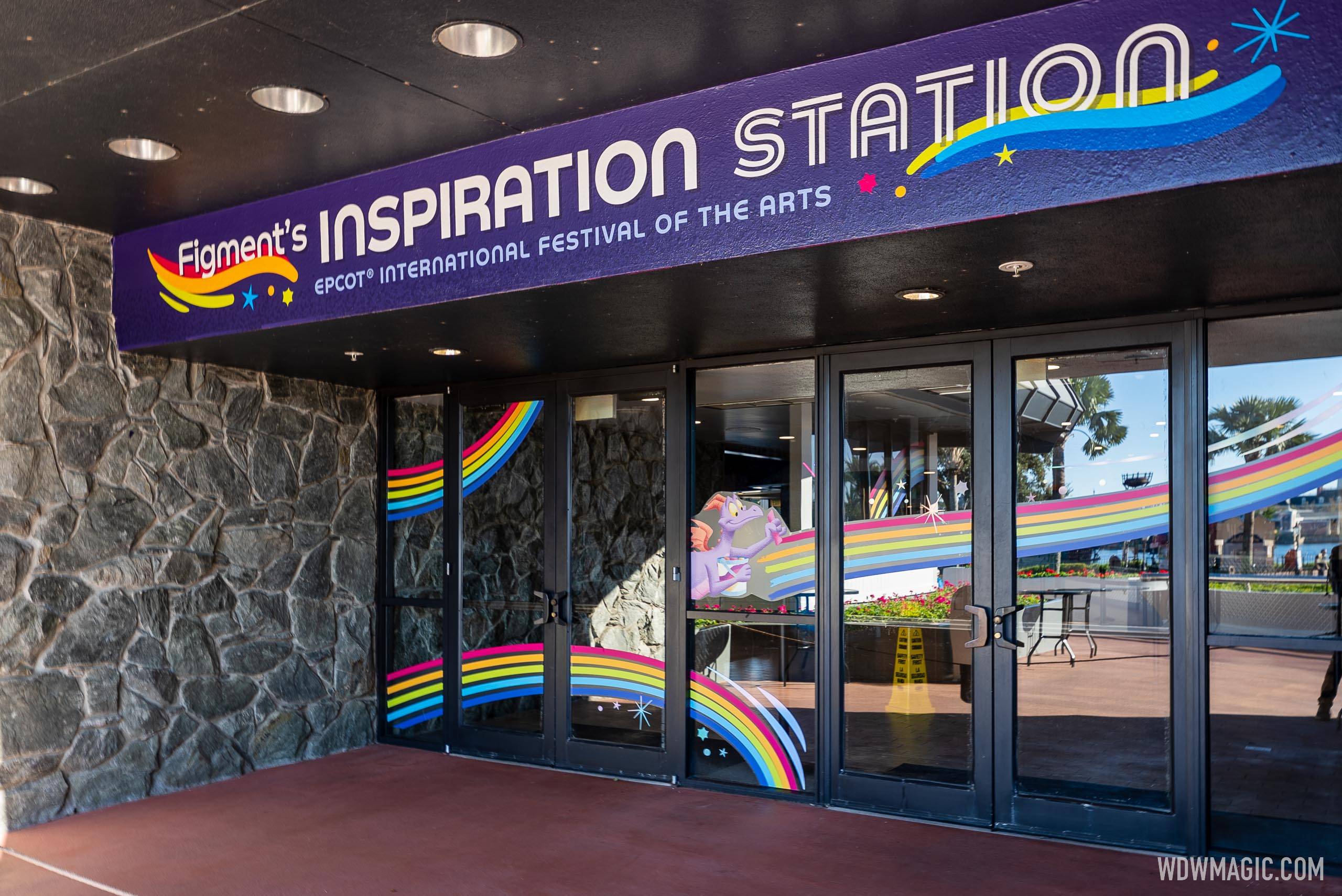 2023 EPCOT International Festival of the Arts - Figments Inspiration Station entrance