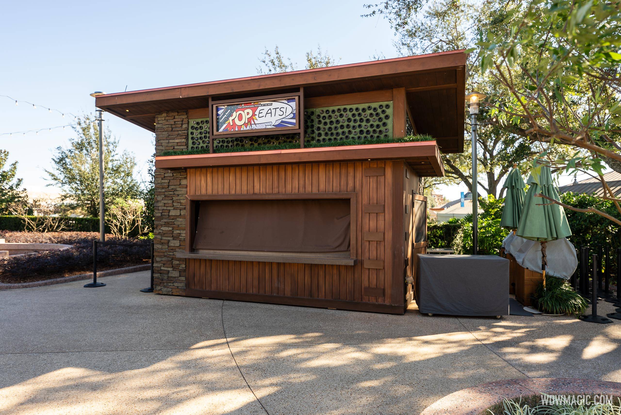 2025 EPCOT International Festival of the Arts Food Studio Kiosk Preparations