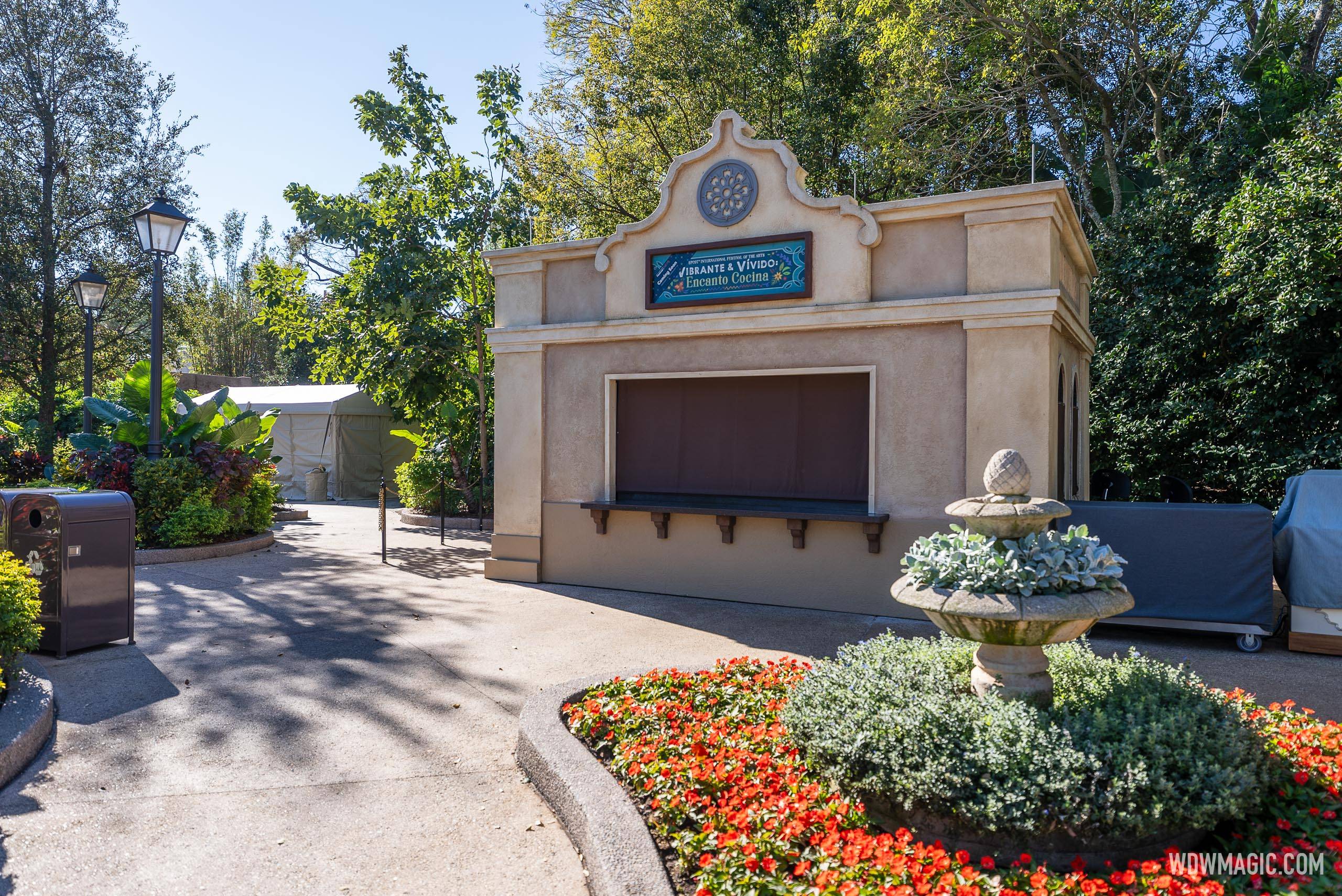 2025 EPCOT International Festival of the Arts Food Studio Kiosk Preparations