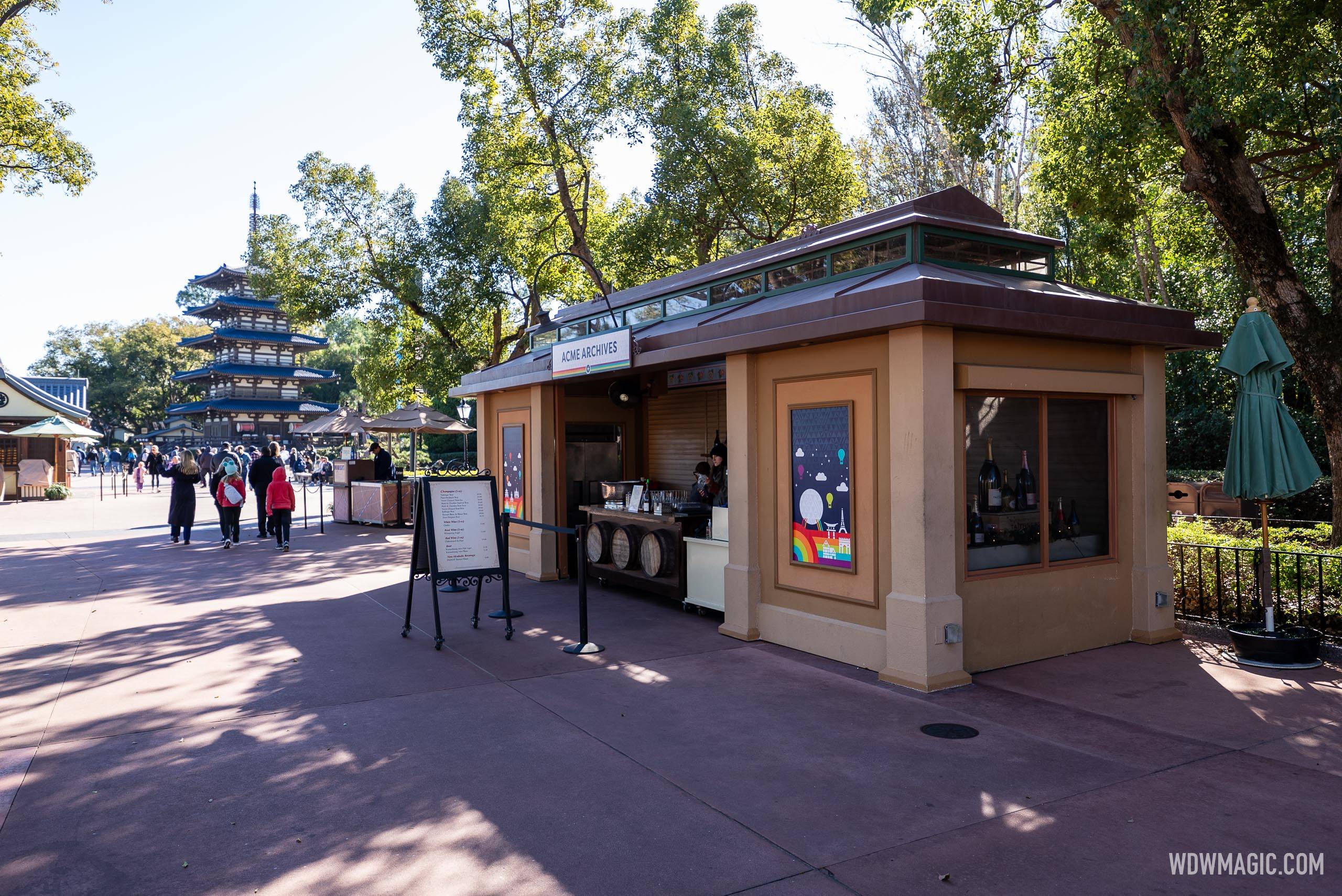 2025 EPCOT International Festival of the Arts Food Studio Kiosk Preparations