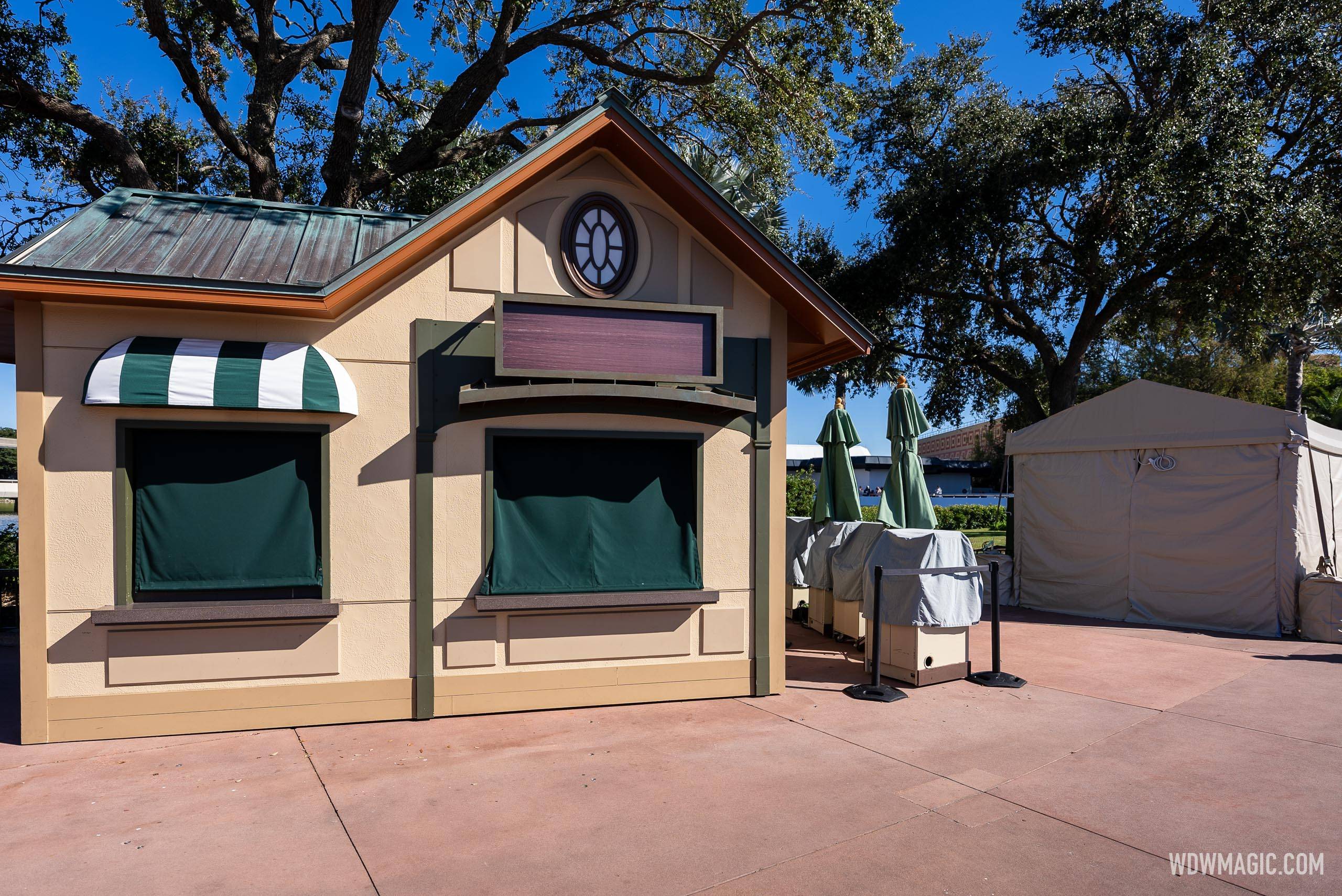 2025 EPCOT International Festival of the Arts Food Studio Kiosk Preparations