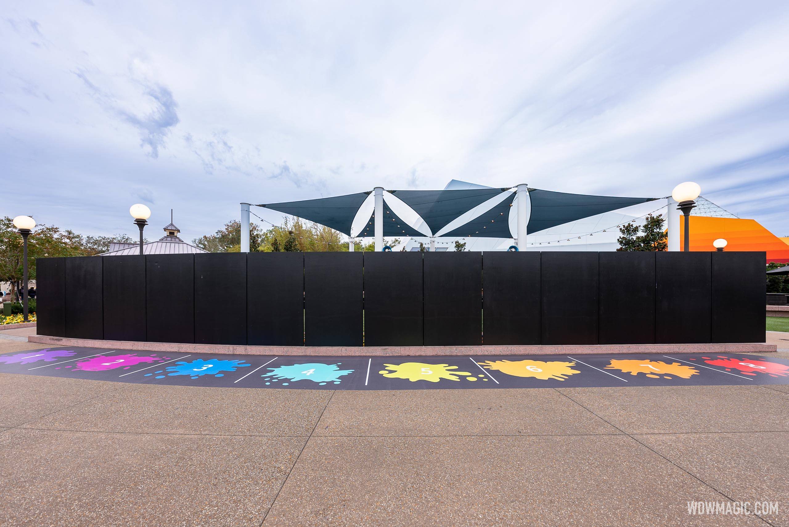 2025 EPCOT International Festival of the Art Expression Section Mural Wall