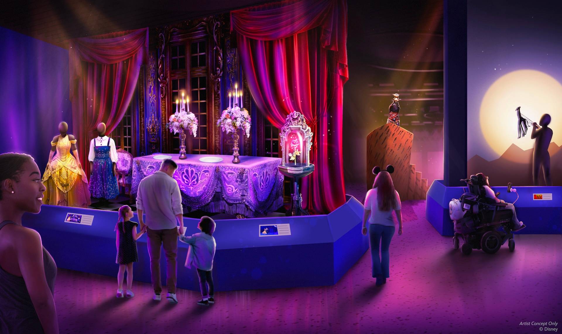 2026 Once Upon A Stage:f Disney on Broadway Exhibit Concept Art