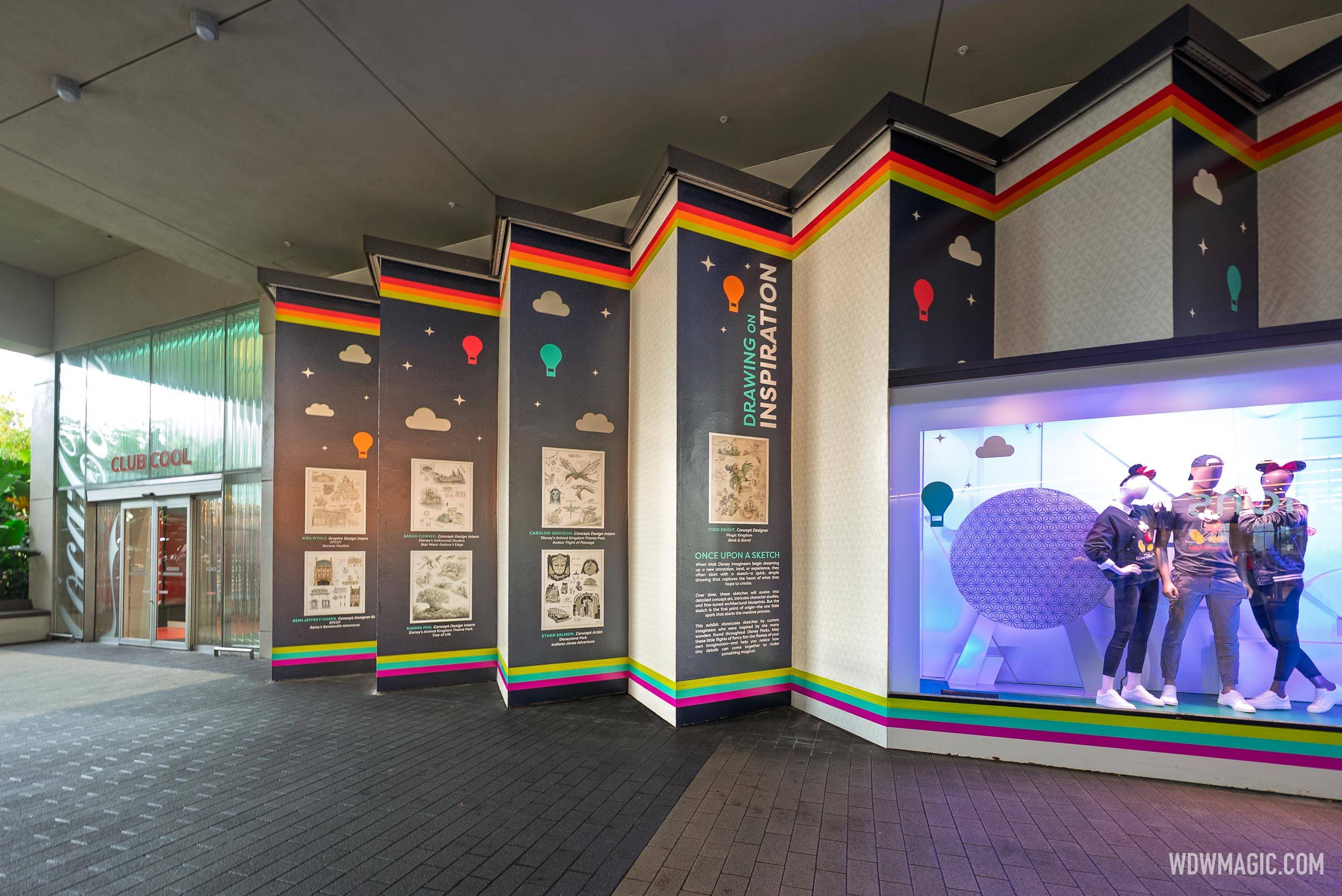 Drawing on Inspiration - Once Upon a Sketch Imagineering Concept Art Display