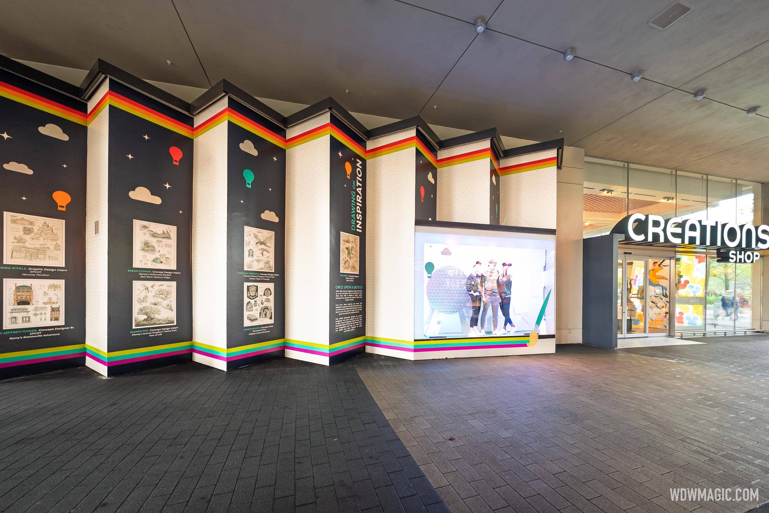 Drawing on Inspiration - Once Upon a Sketch Imagineering Concept Art Display