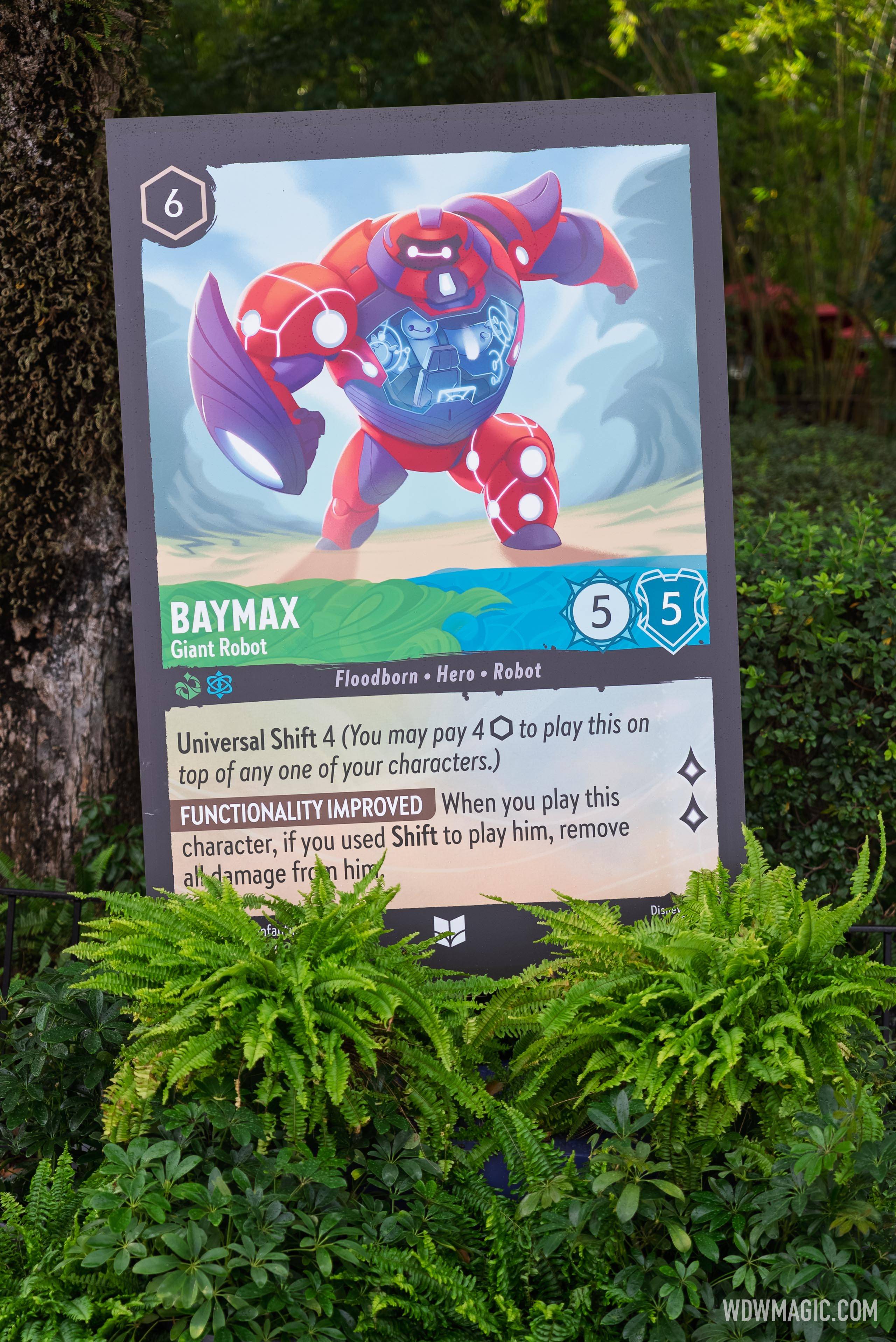 Baymax between American Adventure and Japan