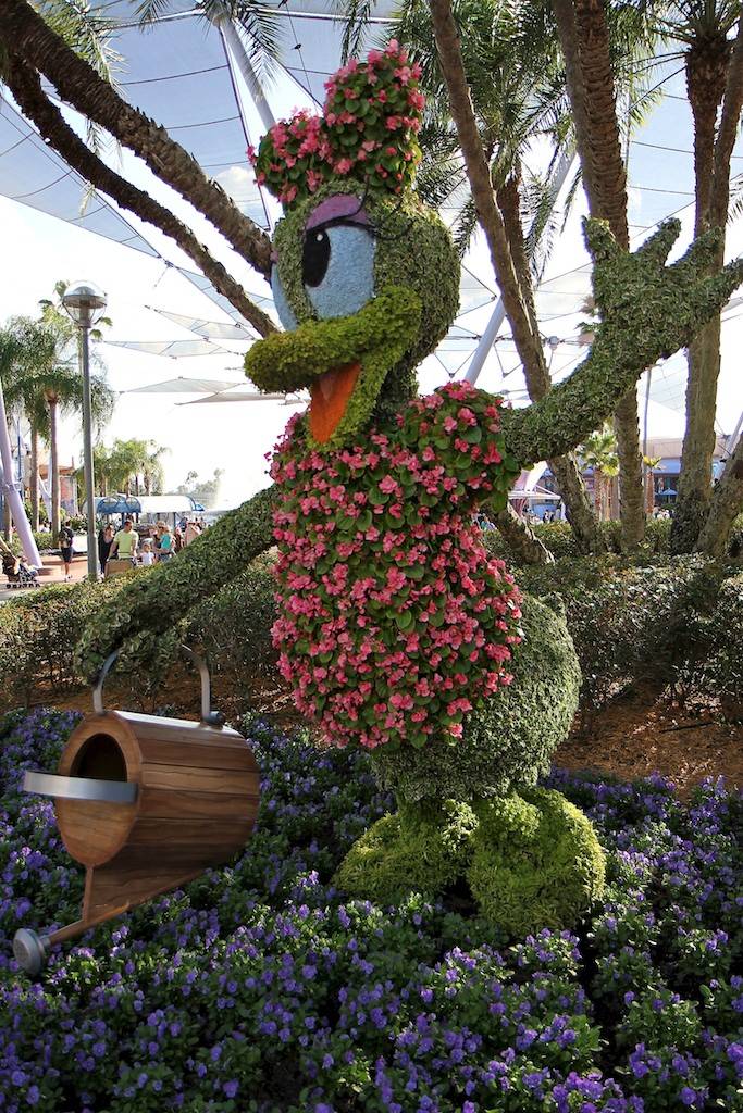 Daisy Topiary near Spaceship Earth