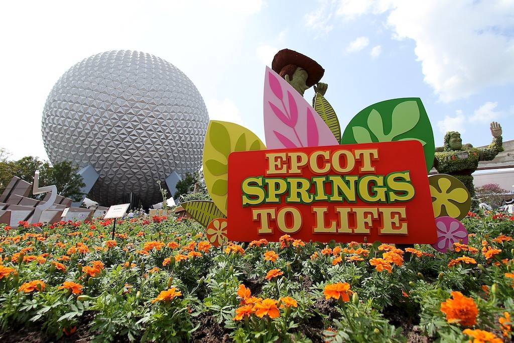 Epcot really does spring to life in March!