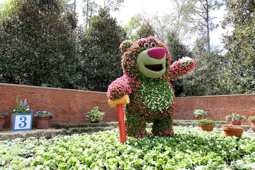 Lotso Topiary in the American Adventure Pavilion