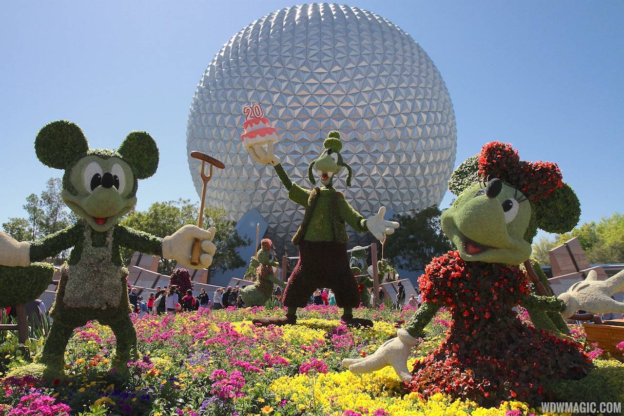 2013 Epcot International Flower and Garden Festival opening day tour