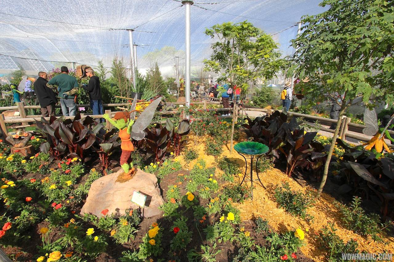 2013 Epcot Flower and Garden Festival - Inside Tinker Bell's Butterfly House