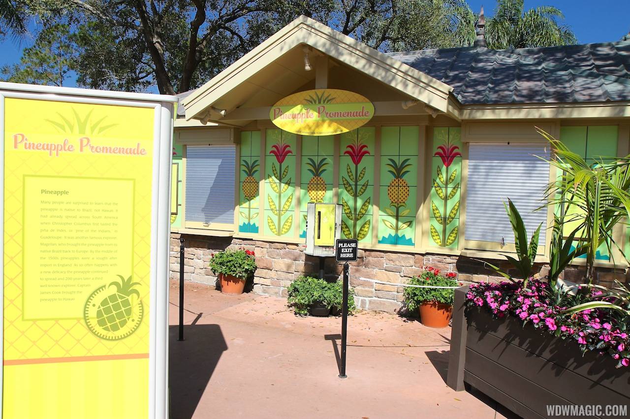 2013 Epcot Flower and Garden Festival - Garden Marketplace - Pineapple Promenade kiosk