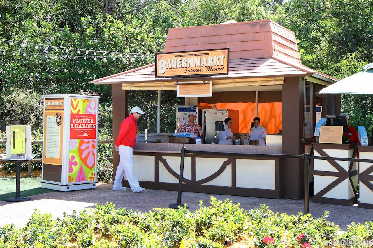 PHOTOS - 2013 Epcot Flower and Garden Festival's 'Garden Marketplaces' food and drink kiosk menus and pricing