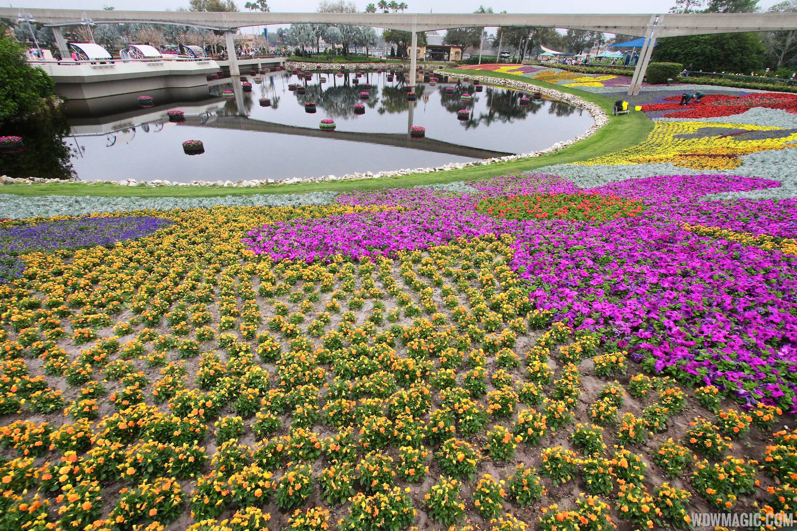 2014 Epcot Flower and Garden Festival - Future World gardens