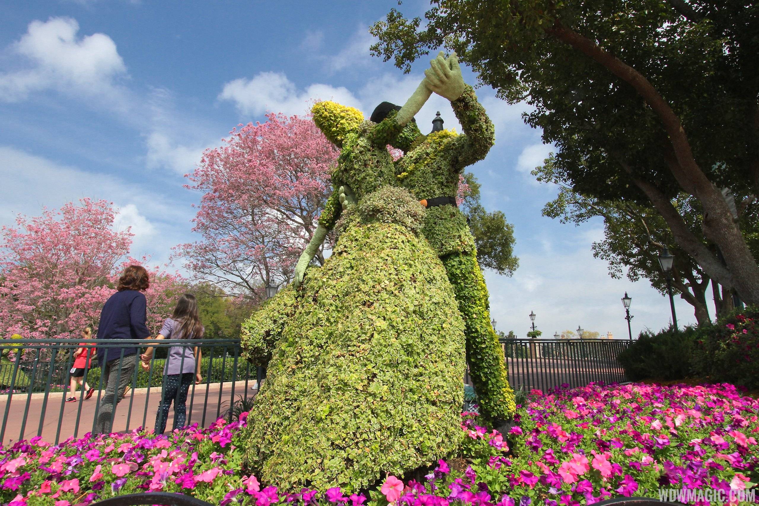 2014 Epcot Flower and Garden Festival - Cinderella topiary
