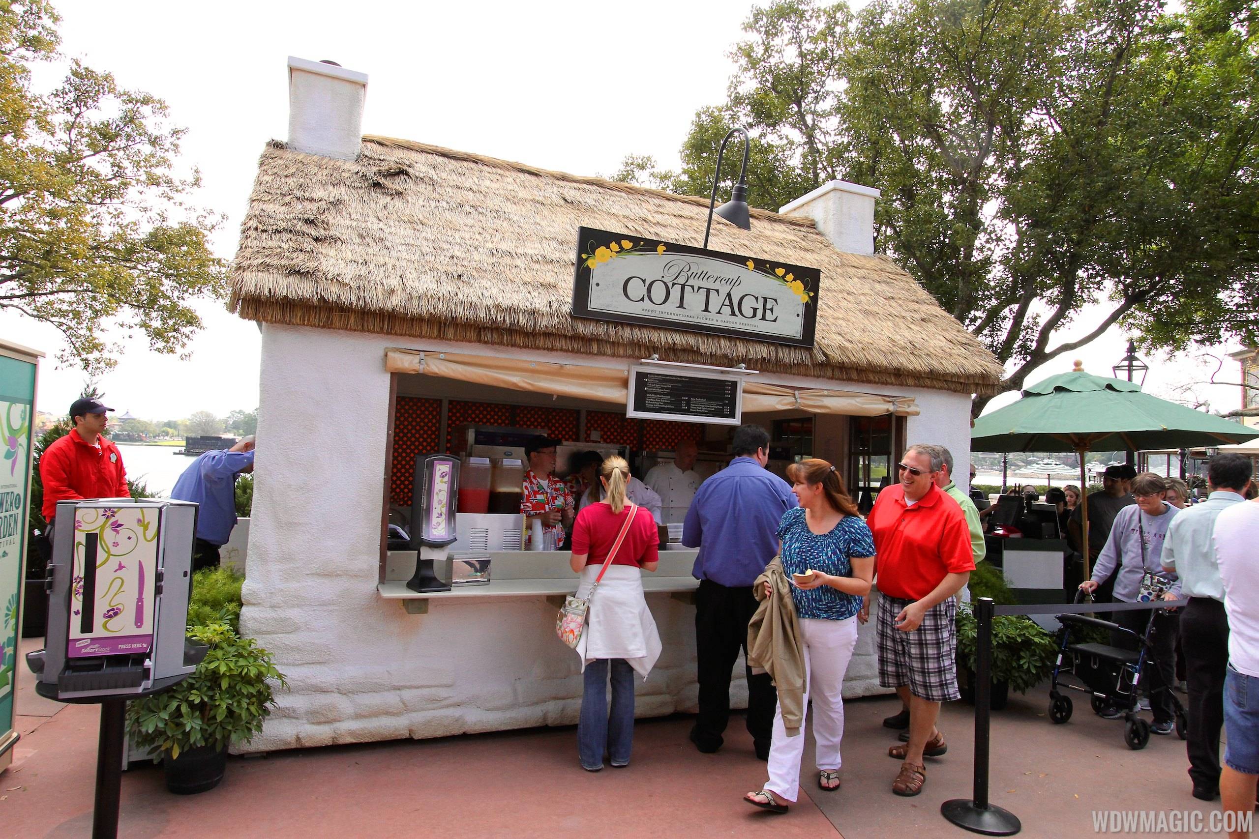 2014 Epcot Flower and Garden Festival Outdoor Kitchen kiosks - Buttercup Cottage kiosk