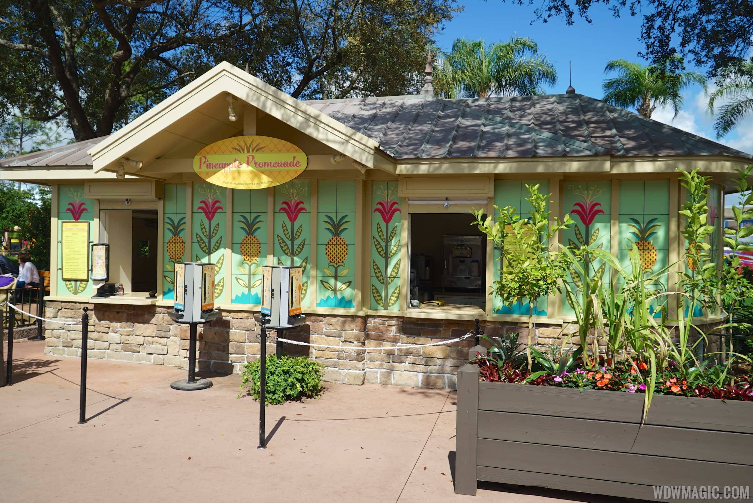 2015 Epcot Flower and Garden Festival Outdoor Kitchen - Pineapple Promenade kiosk