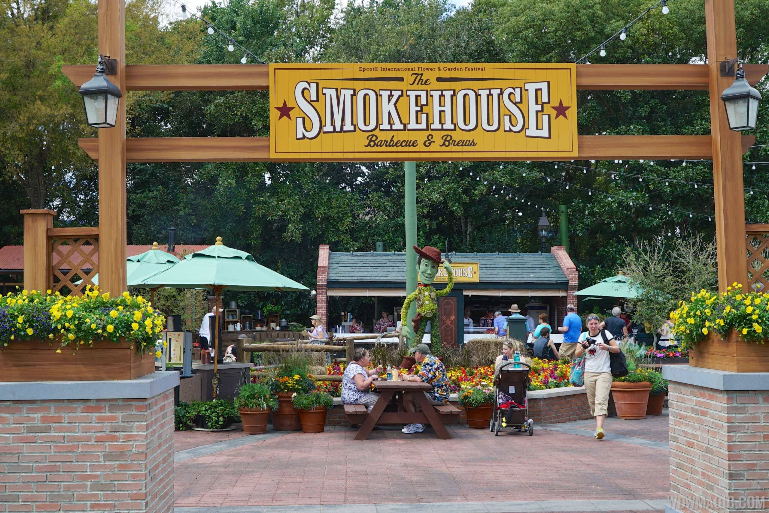 2015 Epcot Flower and Garden Festival Outdoor Kitchen - The Smokehouse kiosk