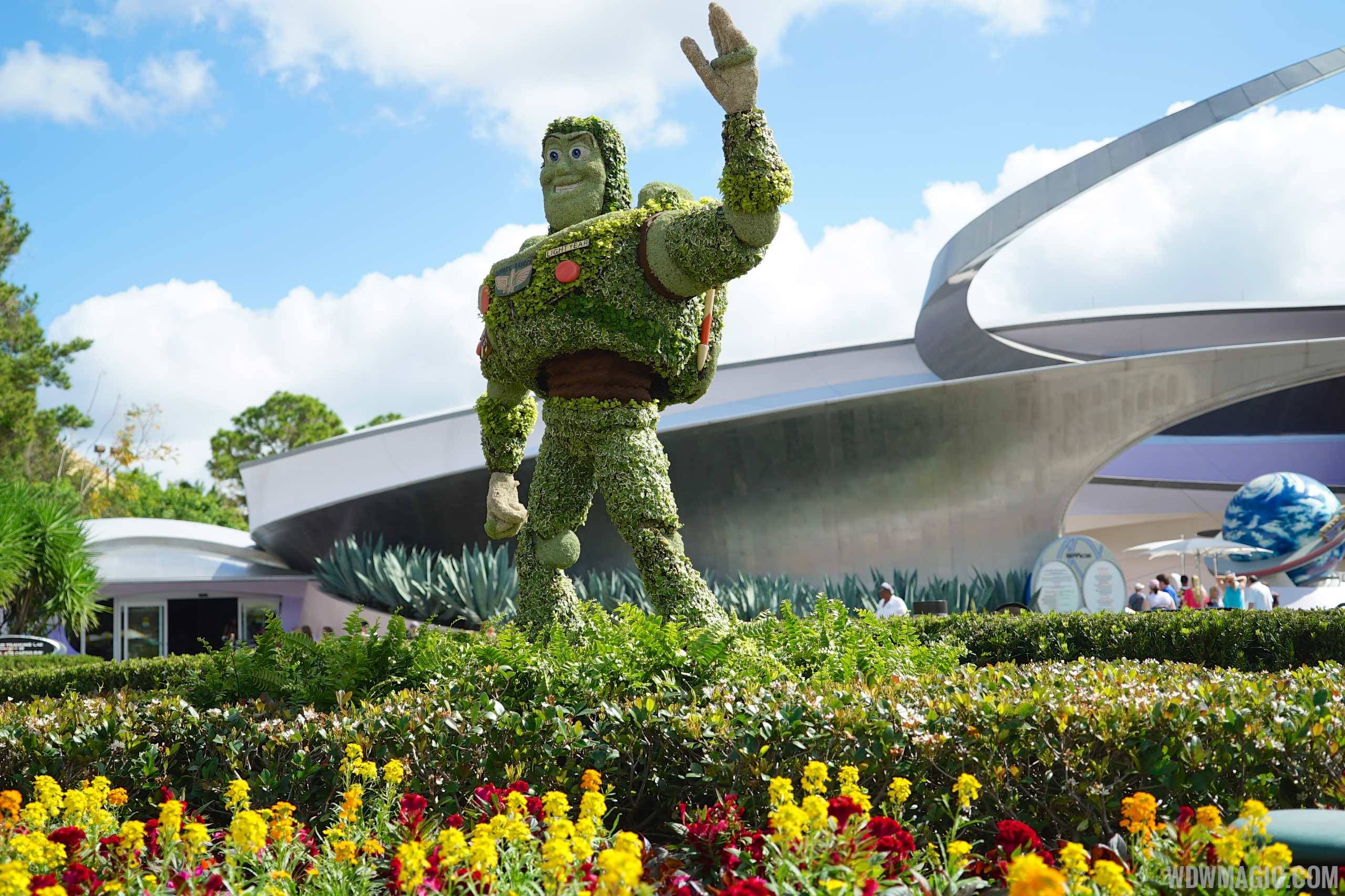 2015 Epcot Flower and Garden Festival - Buzz Lightyear Topiary
