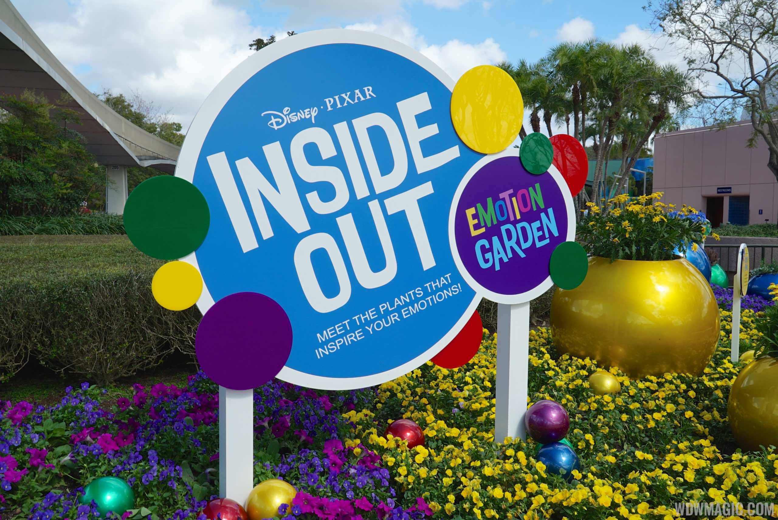 2015 Epcot Flower and Garden Festival - Inside Out Garden