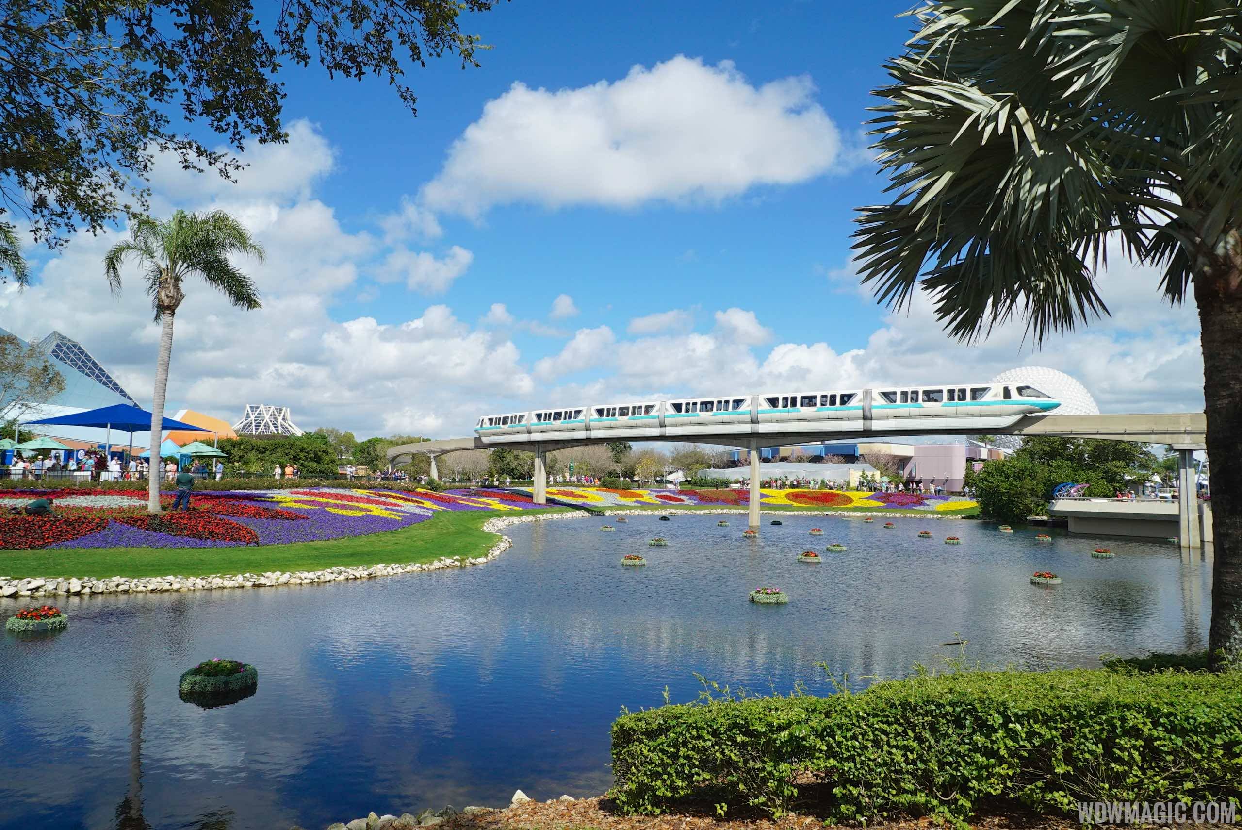 2015 Epcot Flower and Garden Festival - Monorail