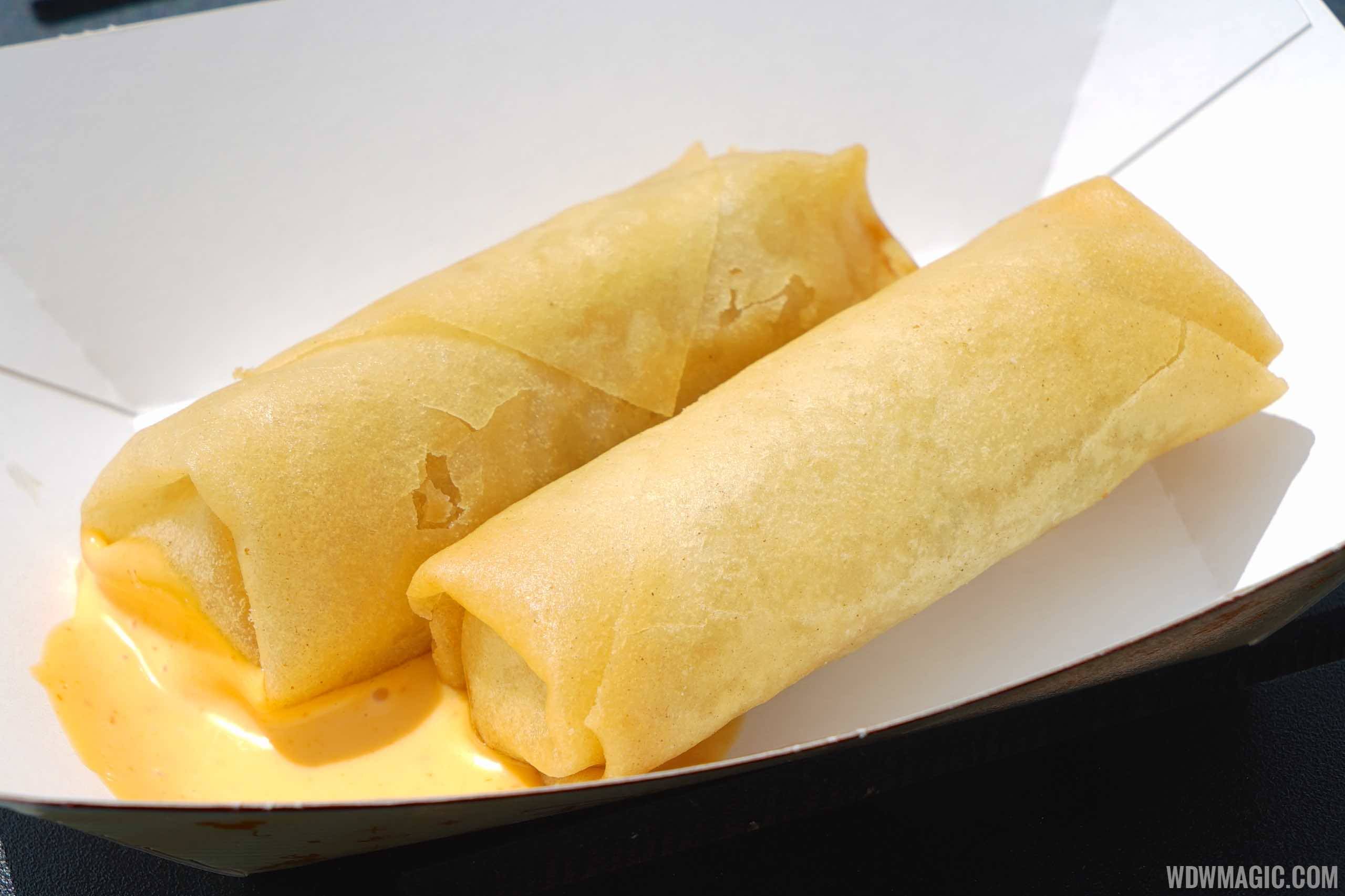 2015 Epcot Flower and Garden Festival Outdoor Kitchen - Lotus Hose - Vegetable Spring Roll $4.50