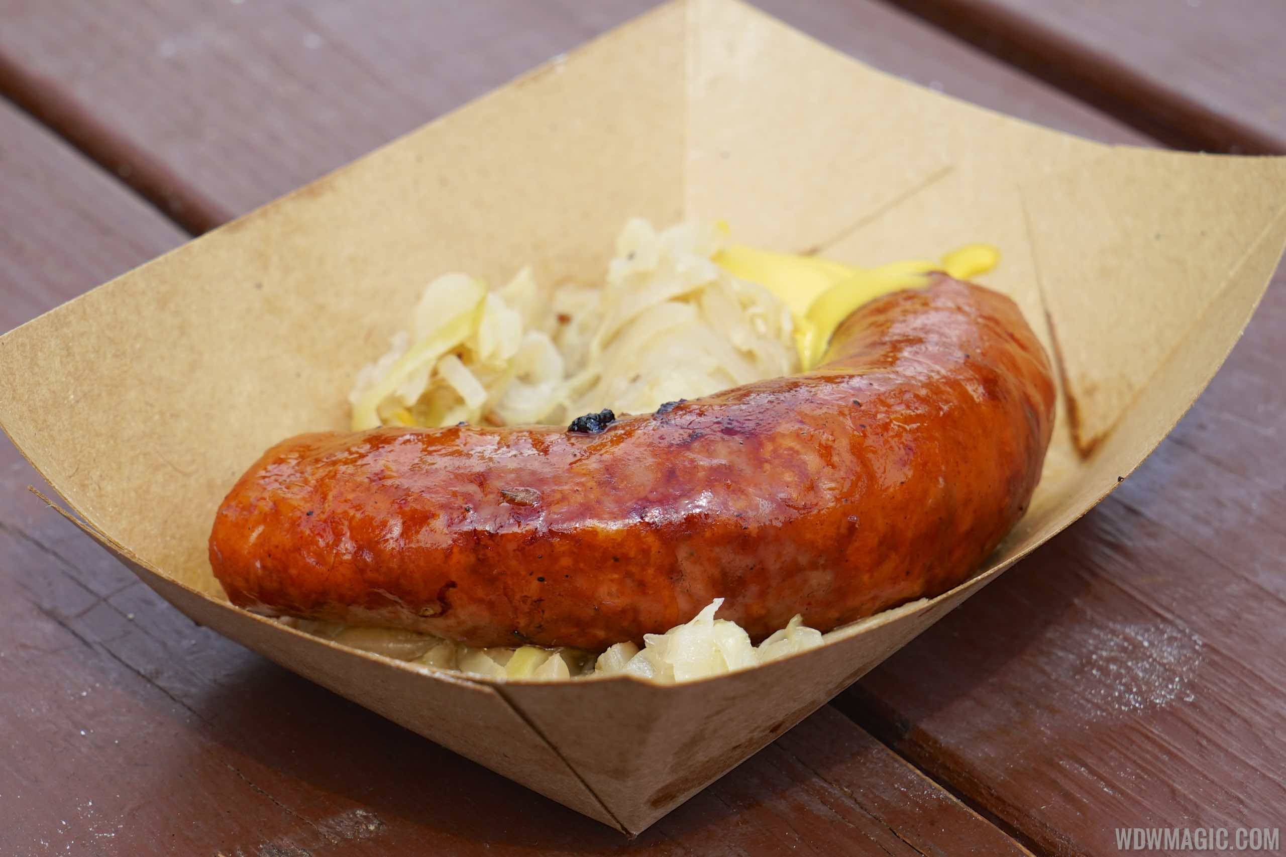 2015 Epcot Flower and Garden Festival Outdoor Kitchen -The Smokehouse - Smoked Debreziner Sausage $4.25