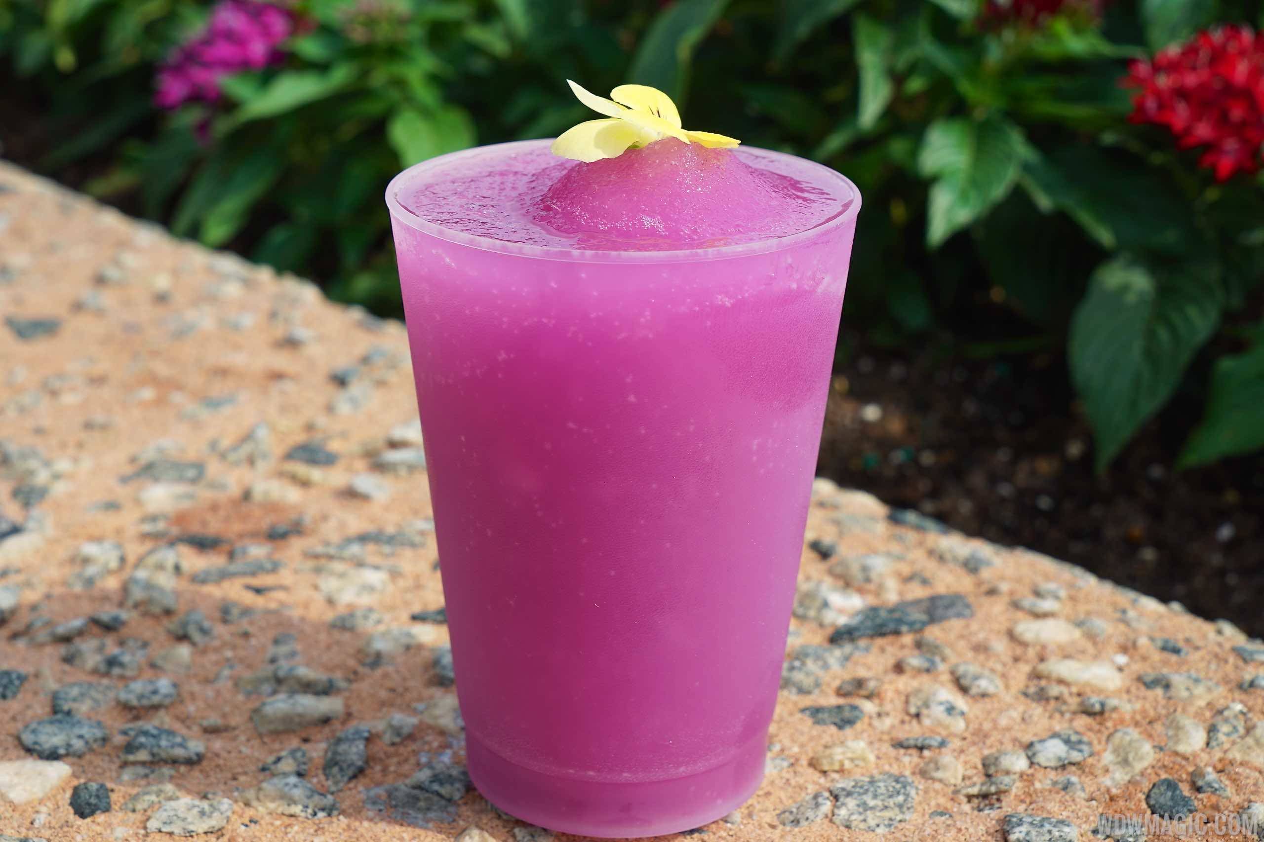 2015 Epcot Flower and Garden Festival Outdoor Kitchen - Pineapple Promenade - Frozen Desert Violet Lemonade $3
