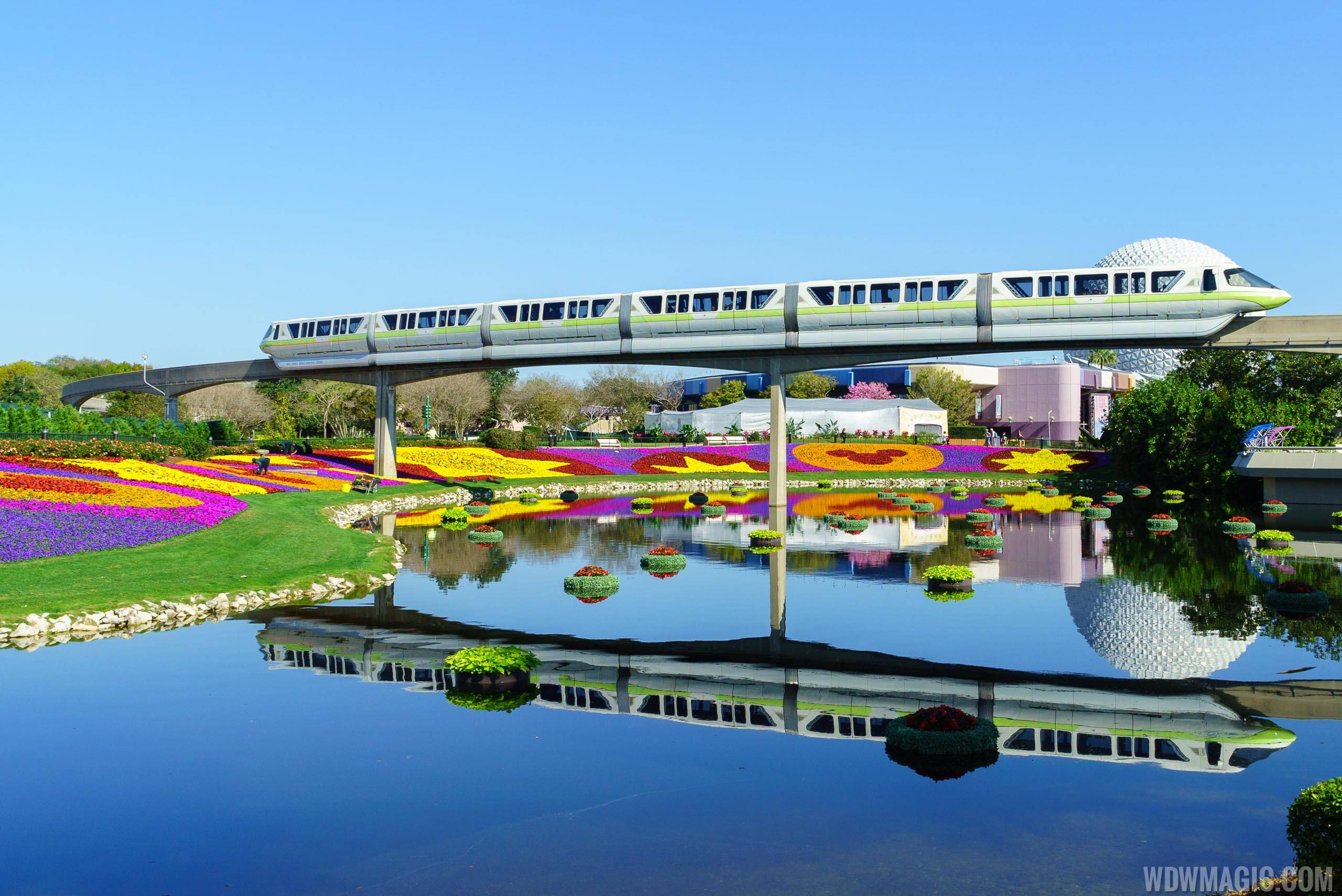2016 Epcot International Flower and Garden Festival - Future World West floating gardens