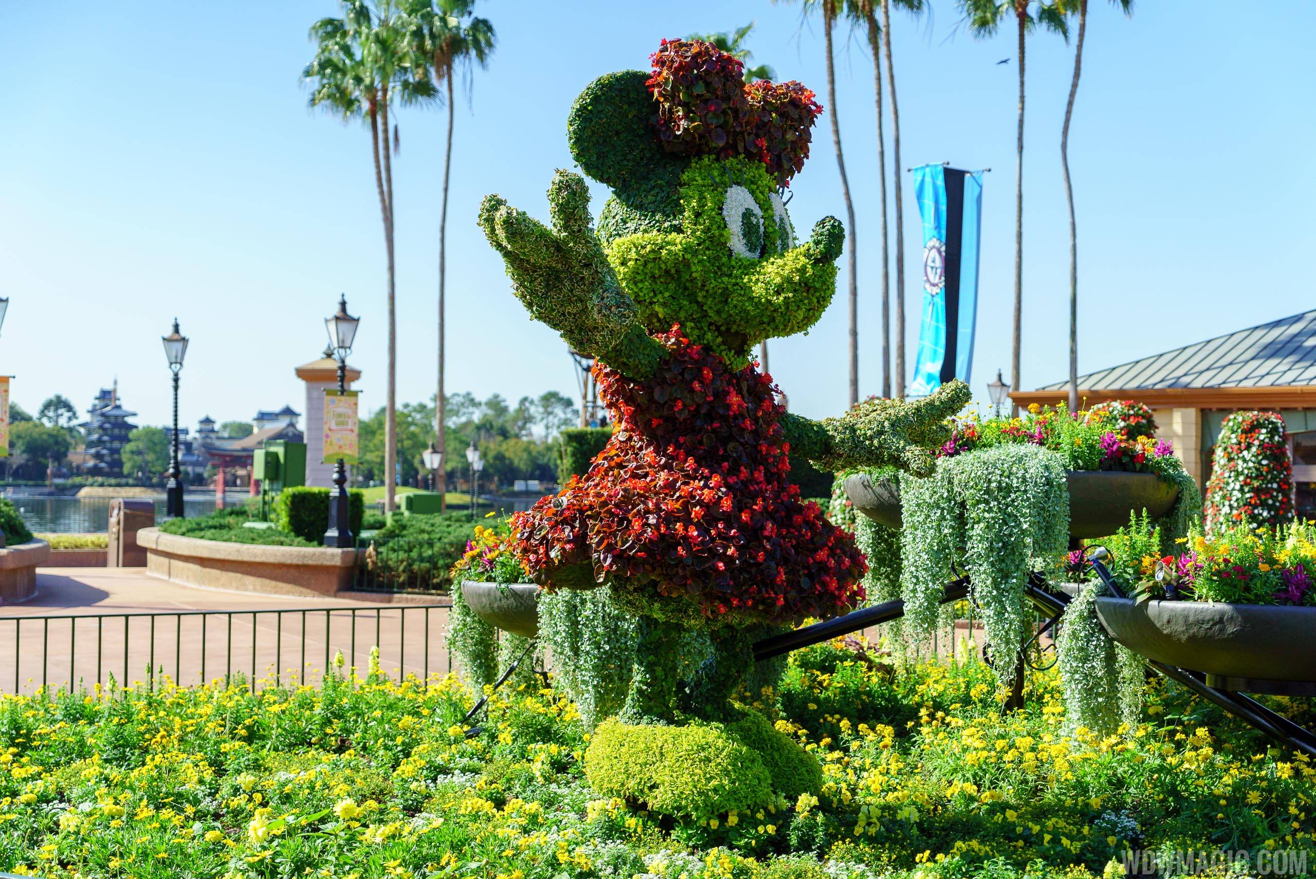 2016 Epcot International Flower and Garden Festival - Minnie Mouse topiary