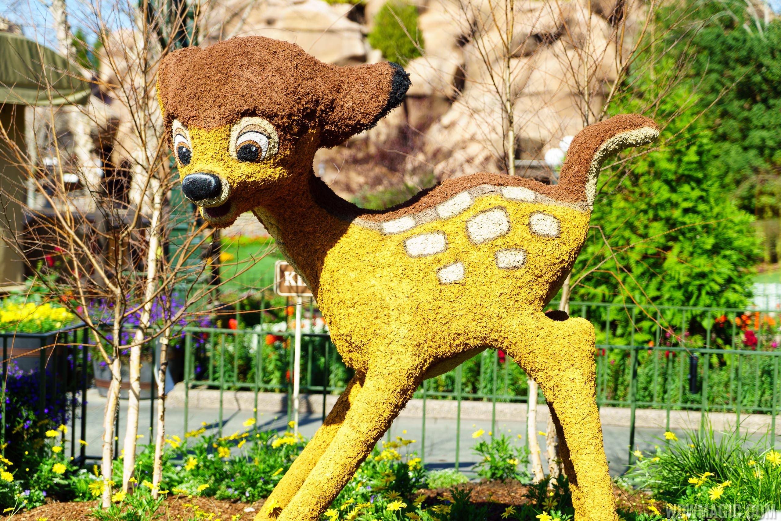 2016 Epcot International Flower and Garden Festival - Bambi topiary