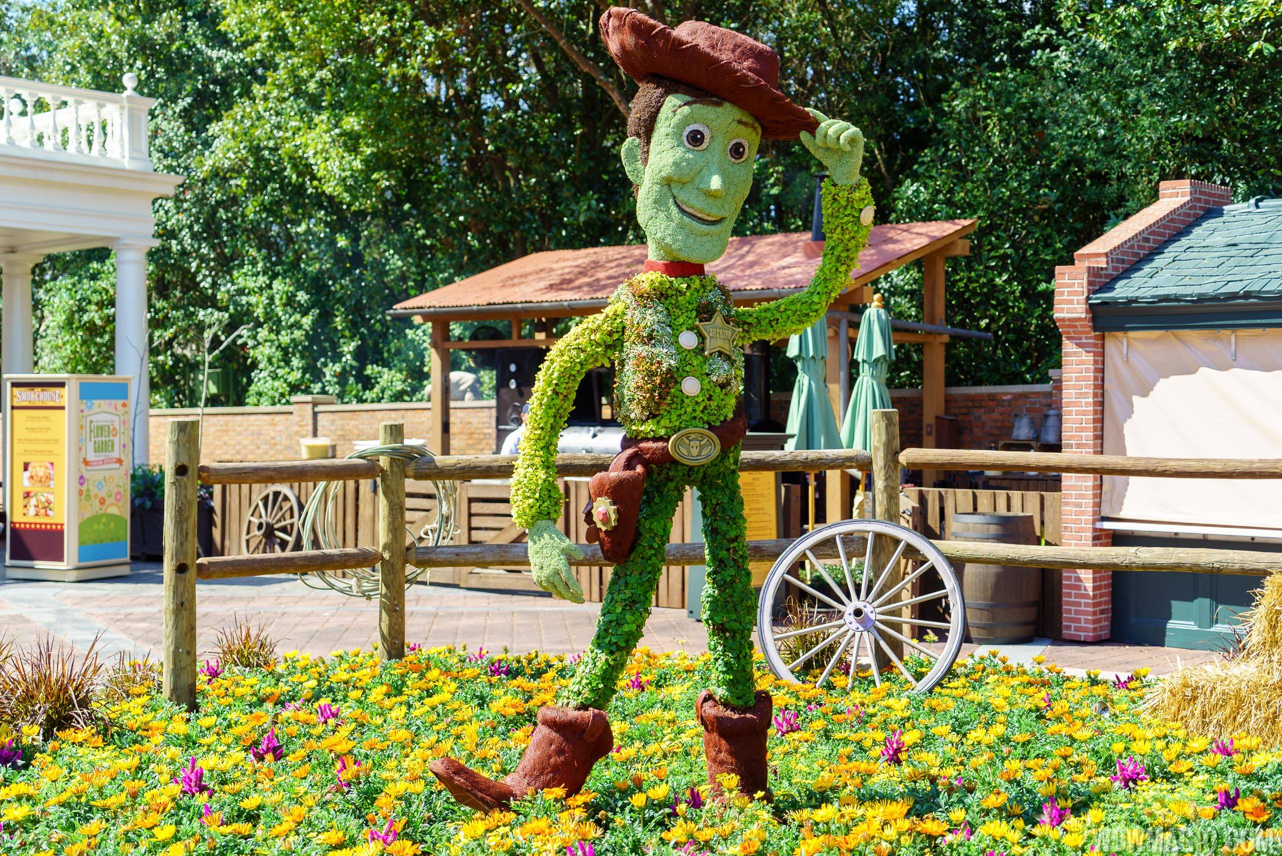 2016 Epcot International Flower and Garden Festival - Woody topiary