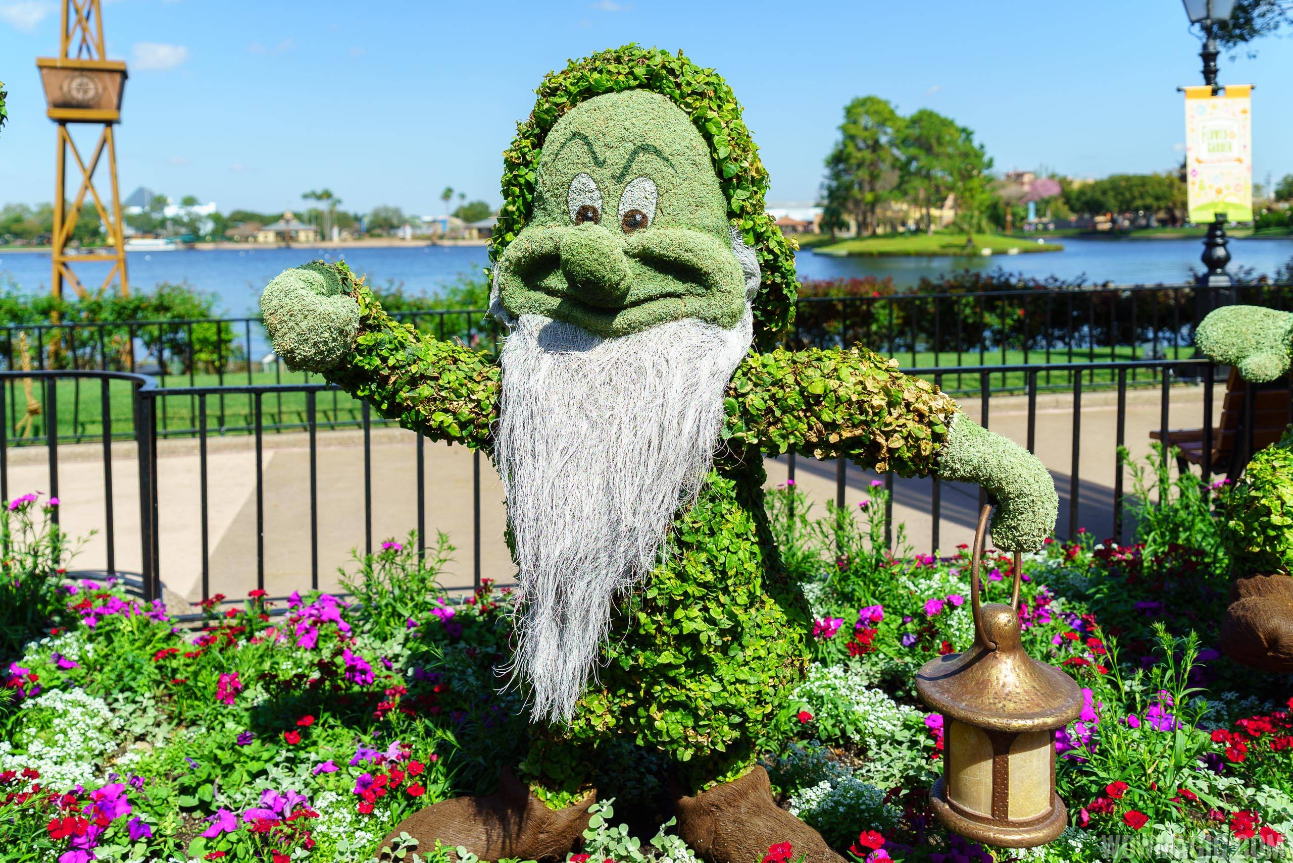 2016 Epcot International Flower and Garden Festival - Grumpy topiary