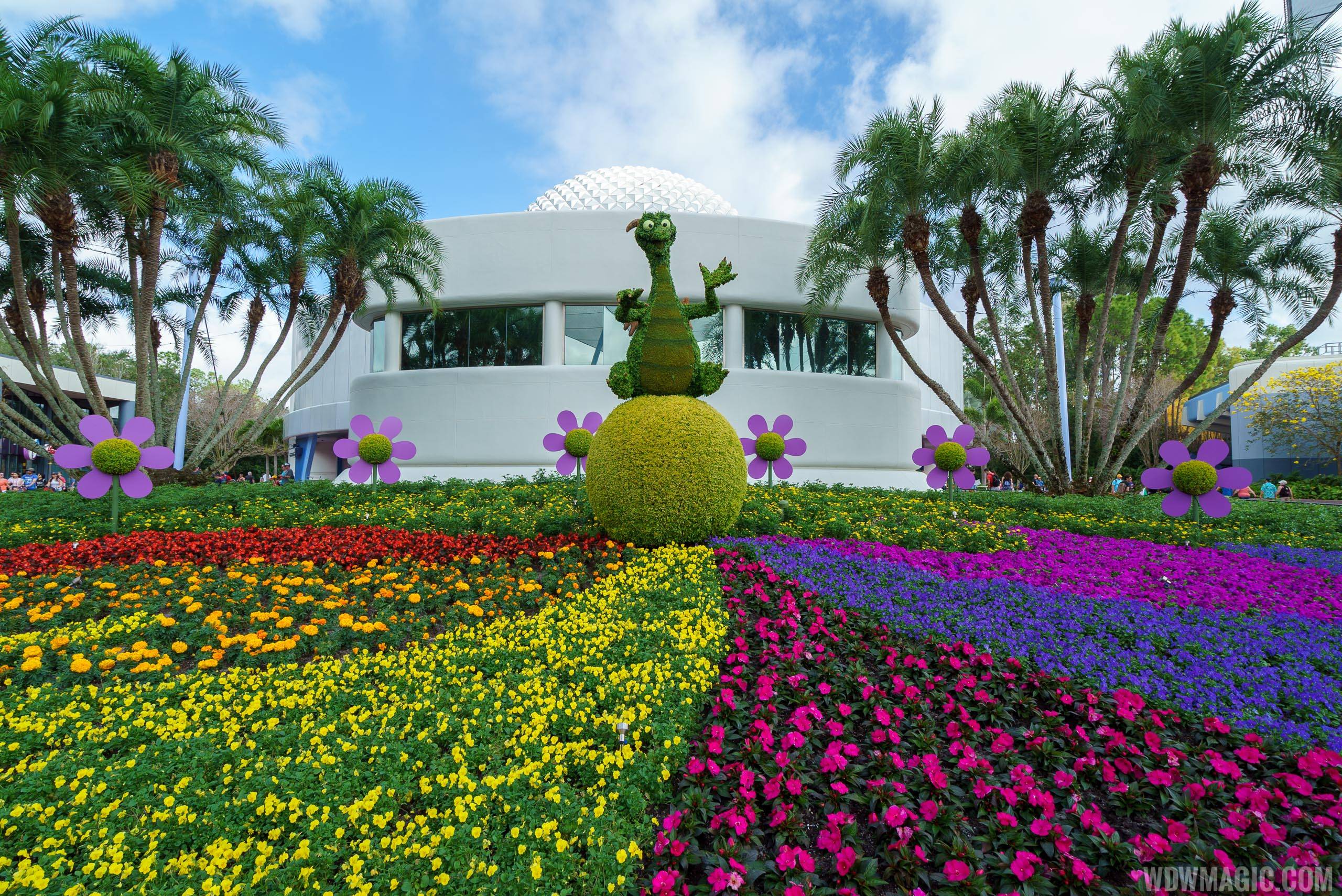 2017 Flower and Garden Festival - Figment topiary near Spaceship Earth