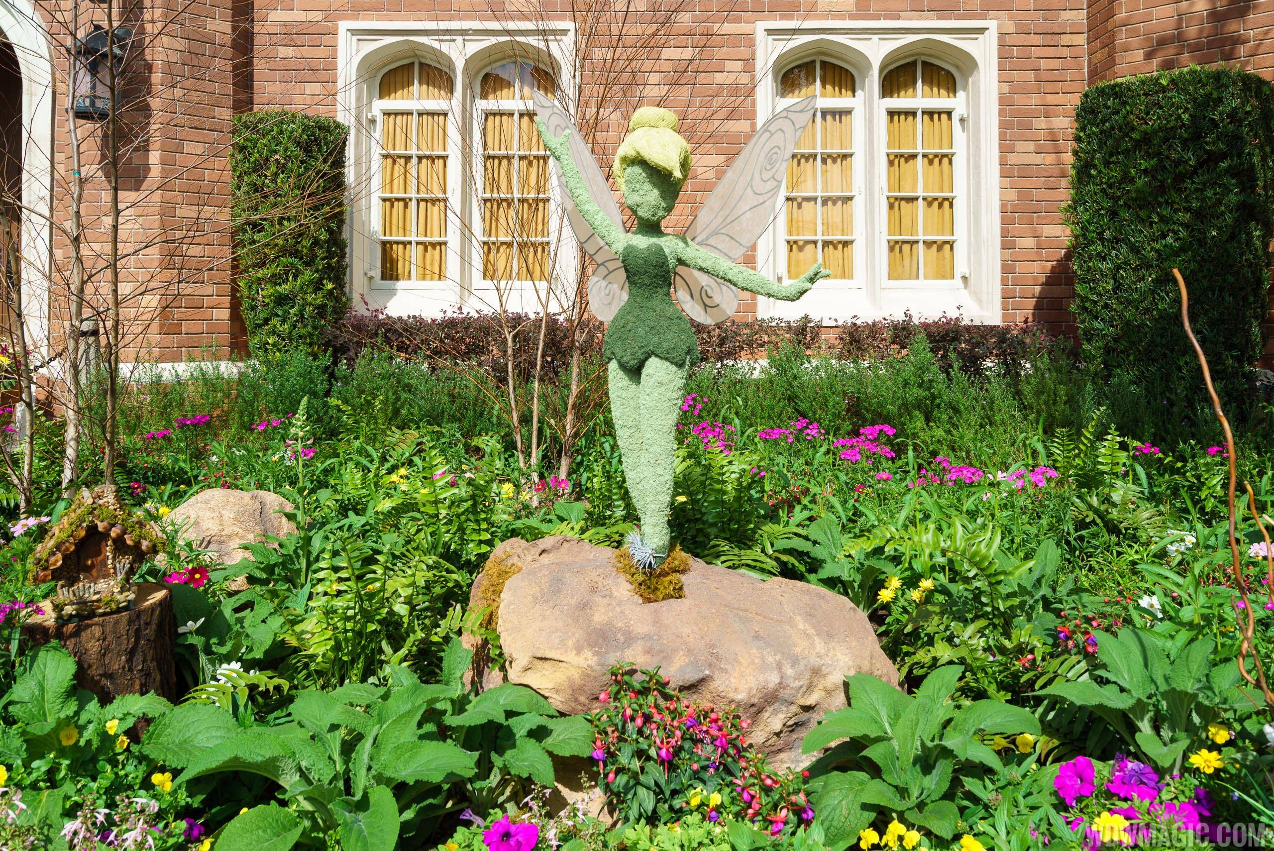2017 Flower and Garden Festival - Tinker Bell topiary at the UK Pavilion