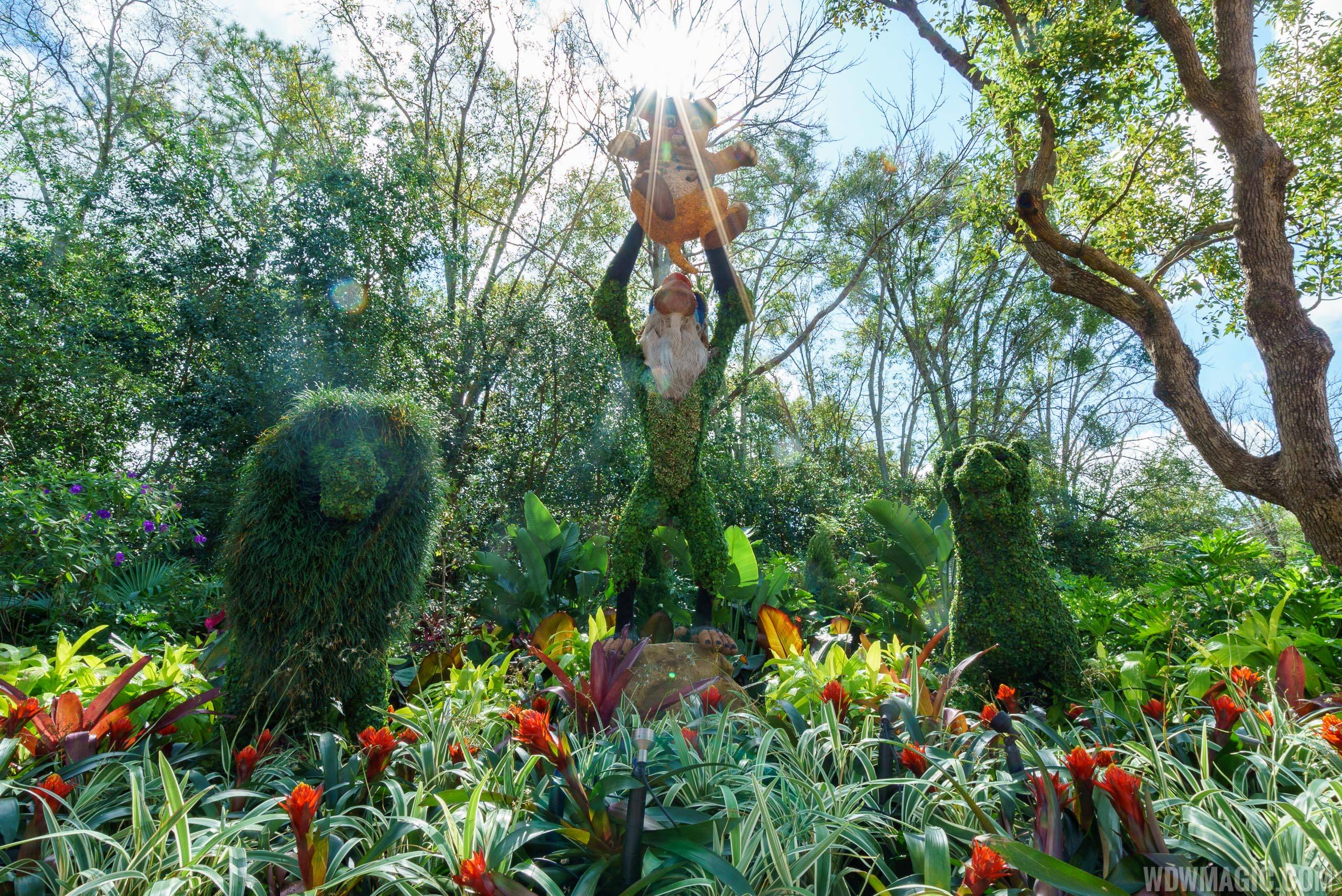 2017 Flower and Garden Festival - The Lion King topiaries at the Outpost