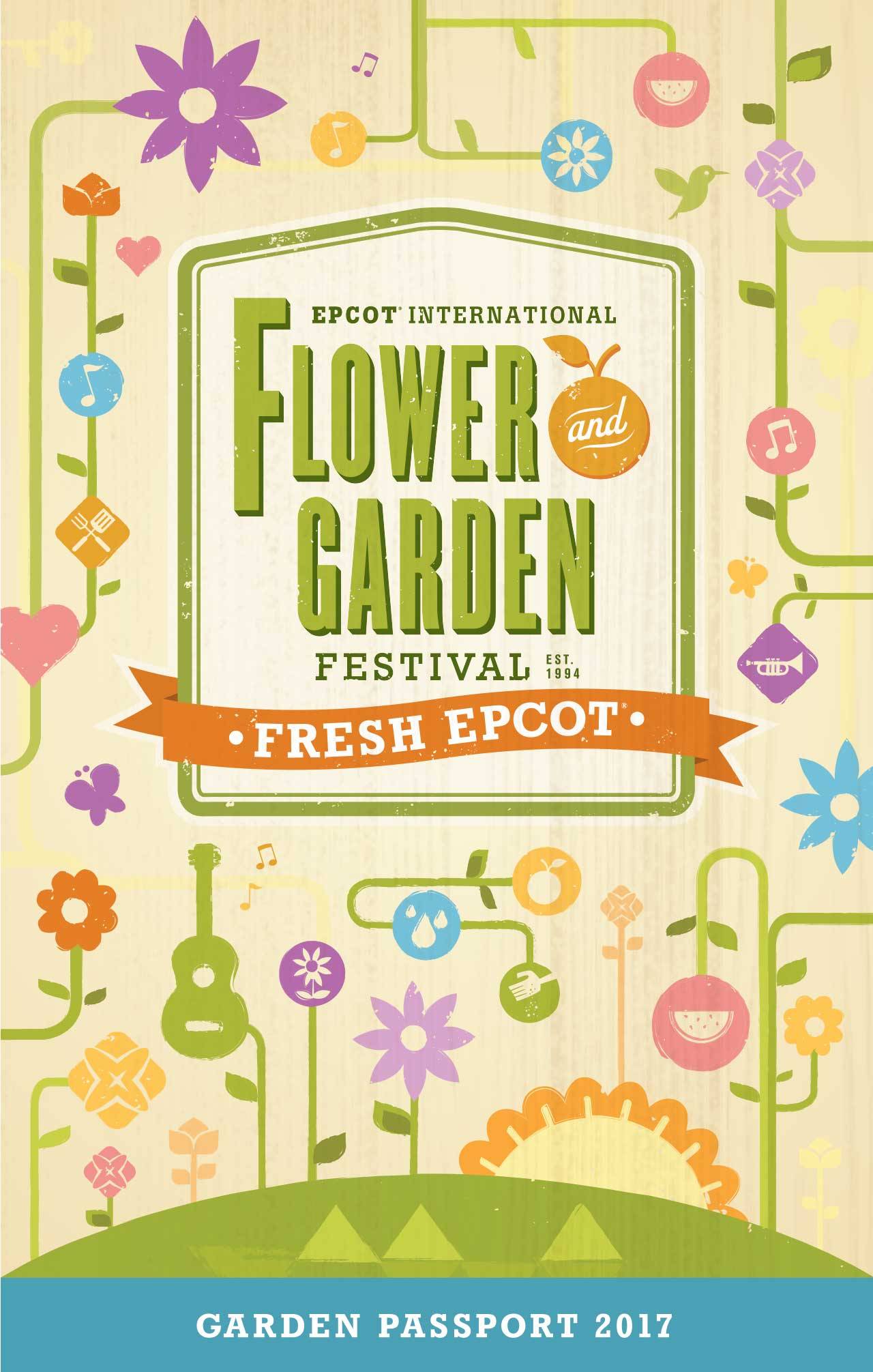 2017 Epcot International Flower and Garden Festival Passport