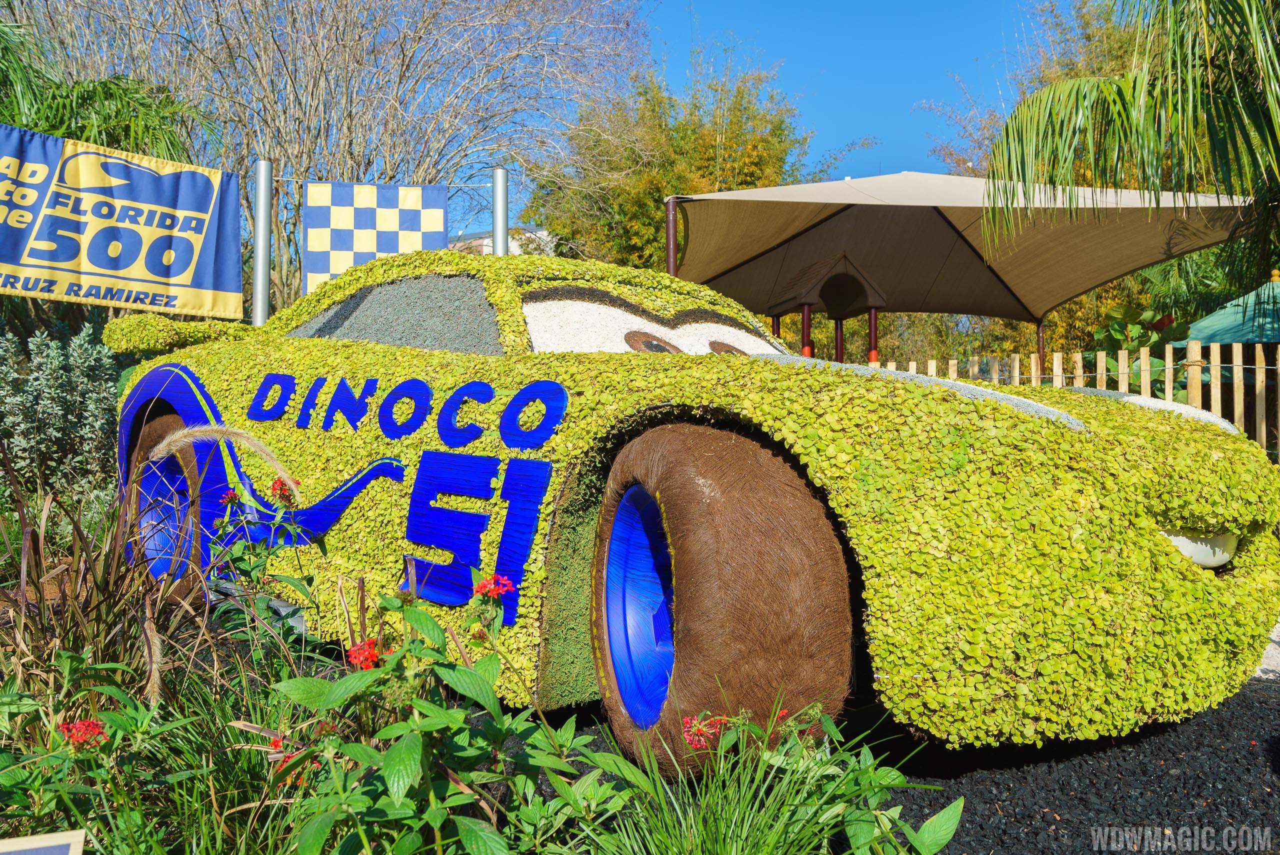 2017 Flower and Garden Festival - Cruz topiary from Cars 3