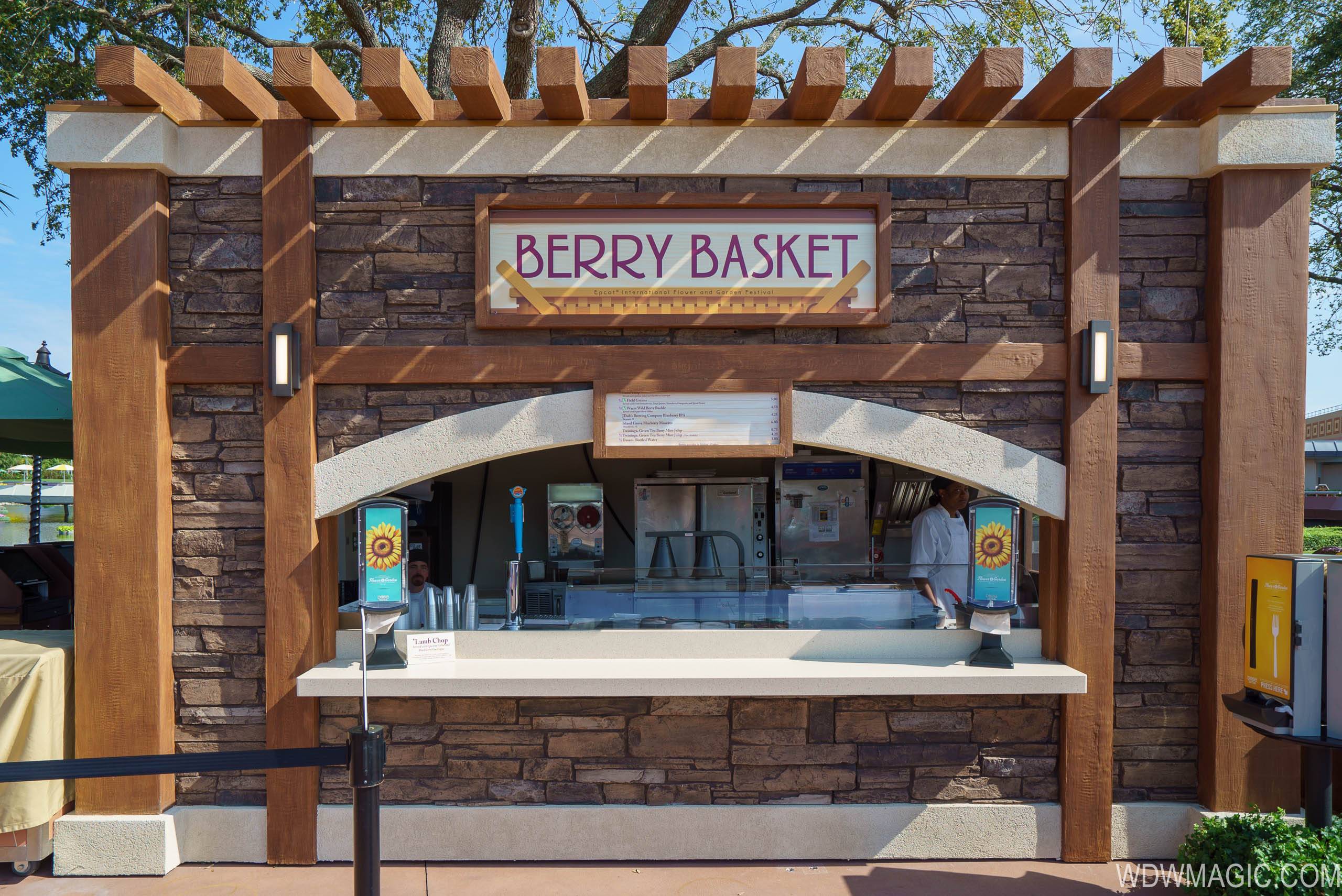 2018 Epcot Flower and Garden Festival Outdoor Kitchen kiosks - Berry Basket