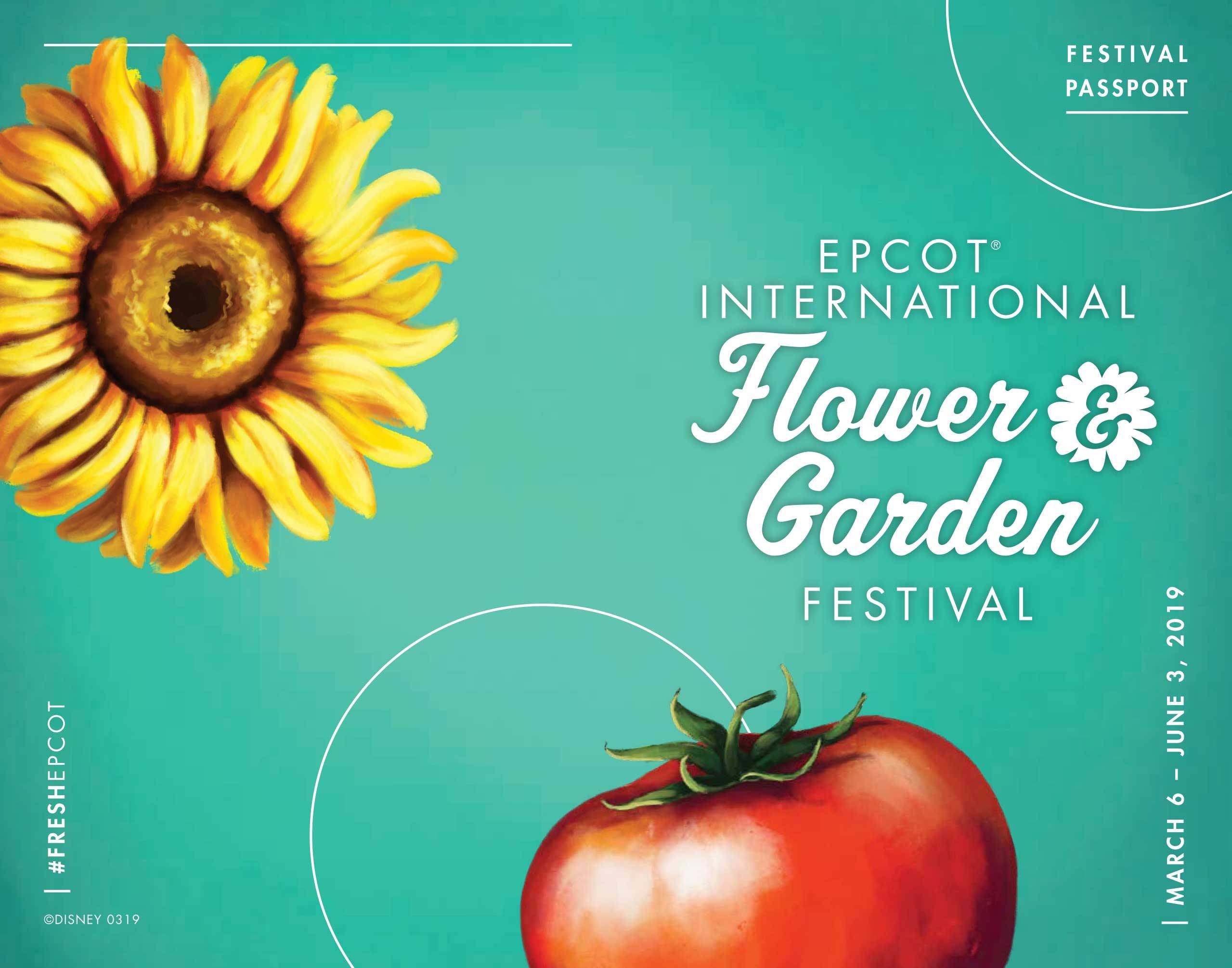 2019 Epcot International Flower and Garden Festival Passport, image size:2559x2011