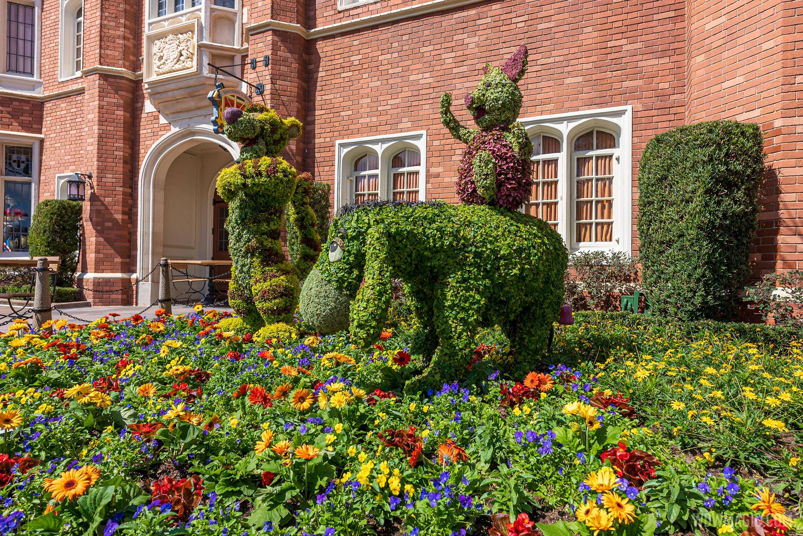 Winnie the Pooh and Friends (Rabbit, Eeyore, Piglet and Tigger) – United Kingdom Pavilion