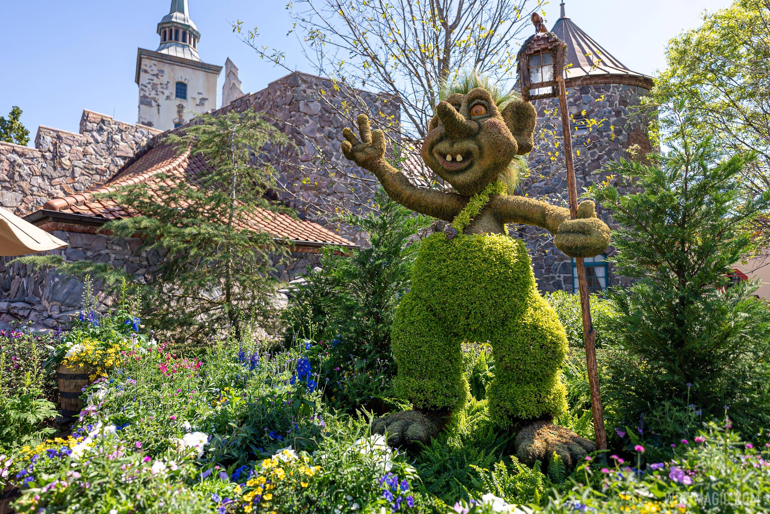 2021 Taste of EPCOT International Flower and Garden Festival topiary and gardens
