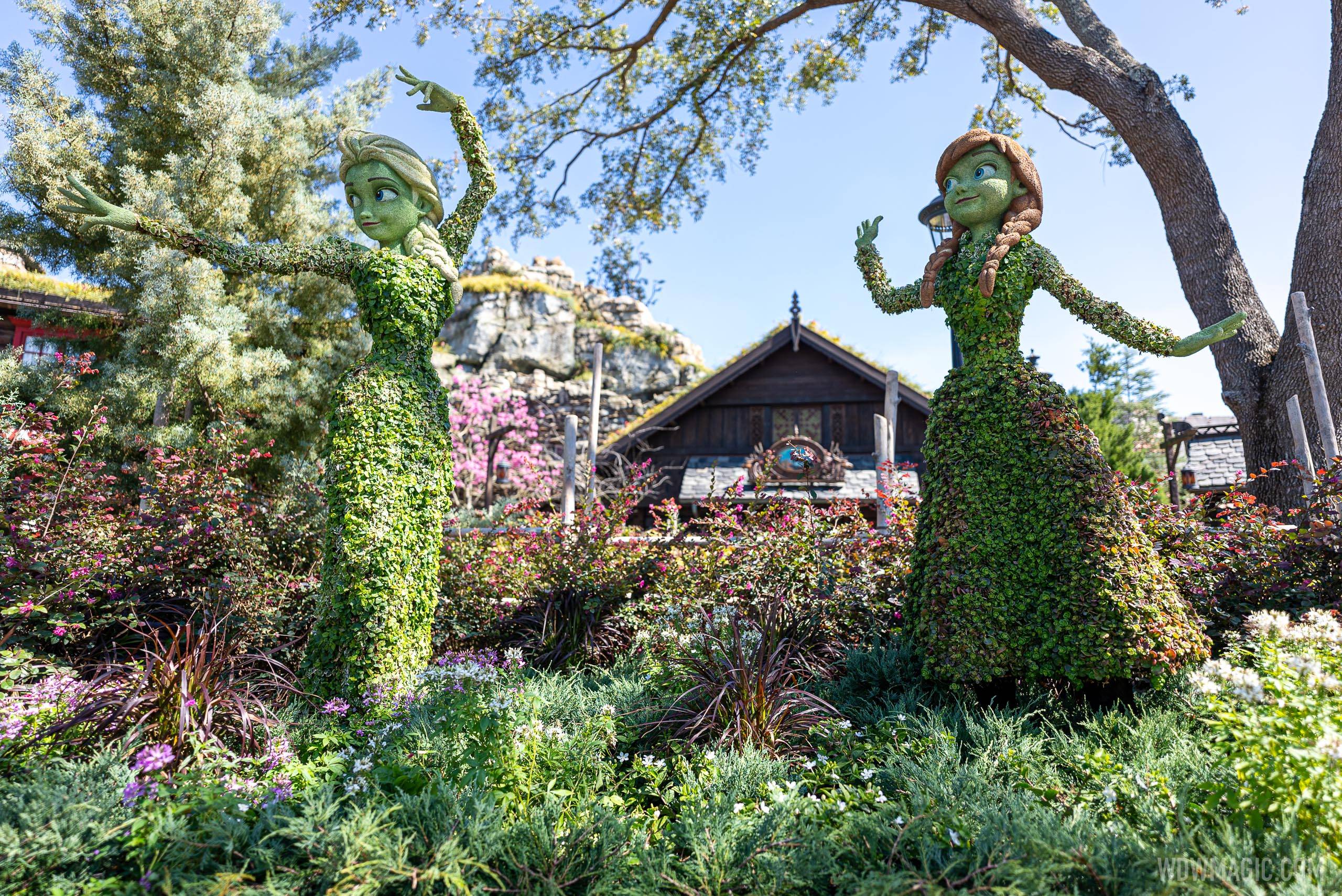 2021 Taste of EPCOT International Flower and Garden Festival topiary and gardens