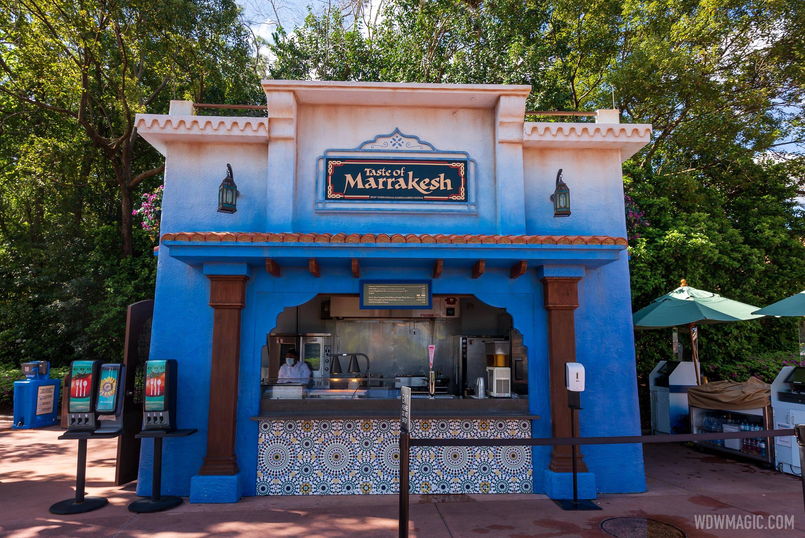 Taste of Marrakesh kiosk