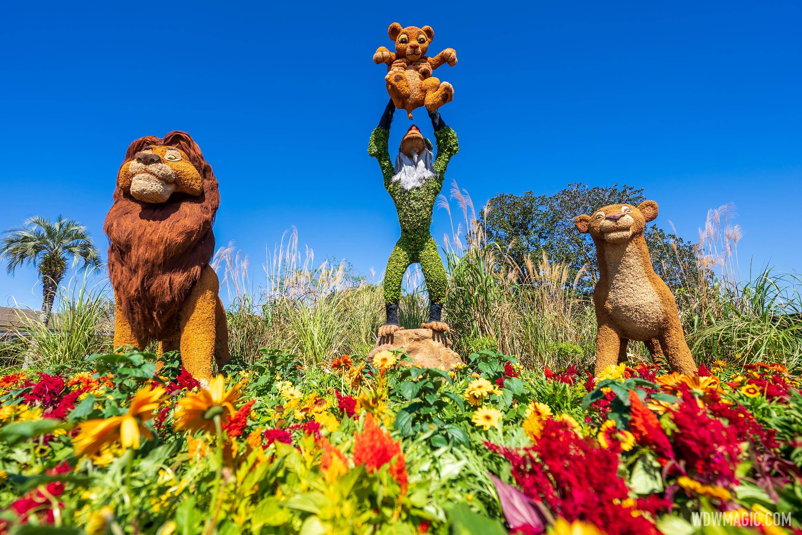 2022 EPCOT International Flower and Garden Festival blooms at