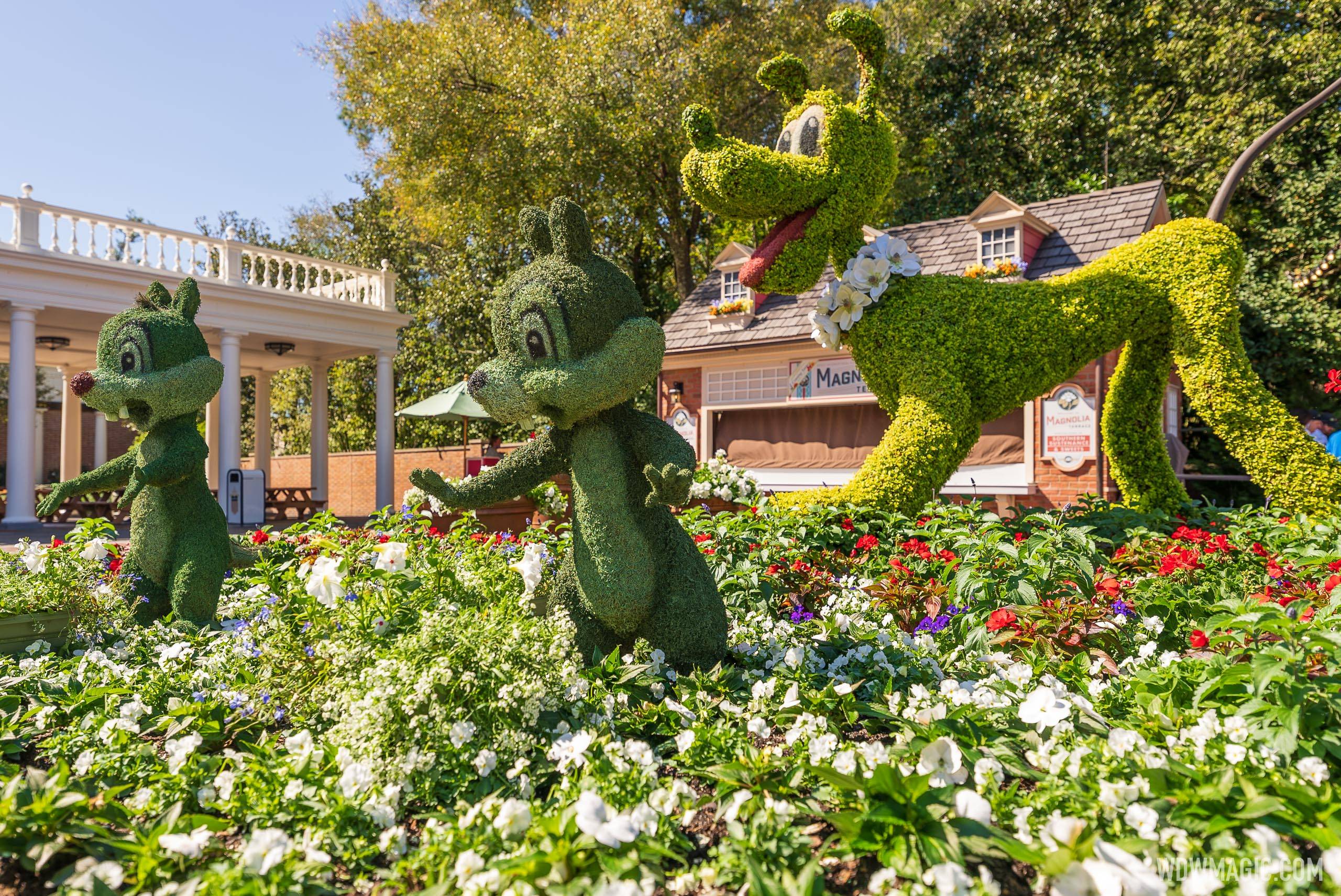 Pluto and Chip ‘n’ Dale – The American Adventure Pavilion
