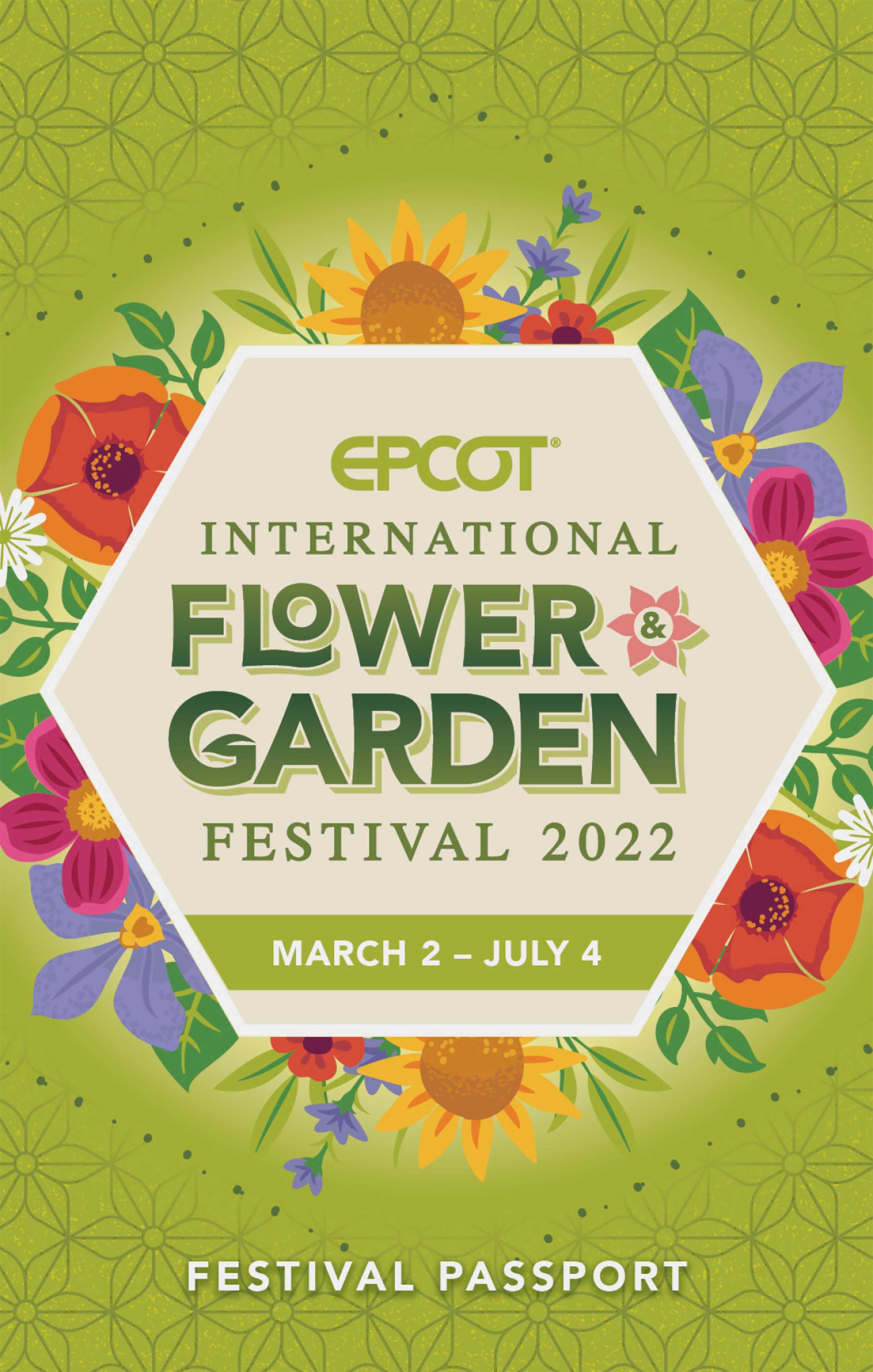 2022 EPCOT International Flower and Garden Festival Passport