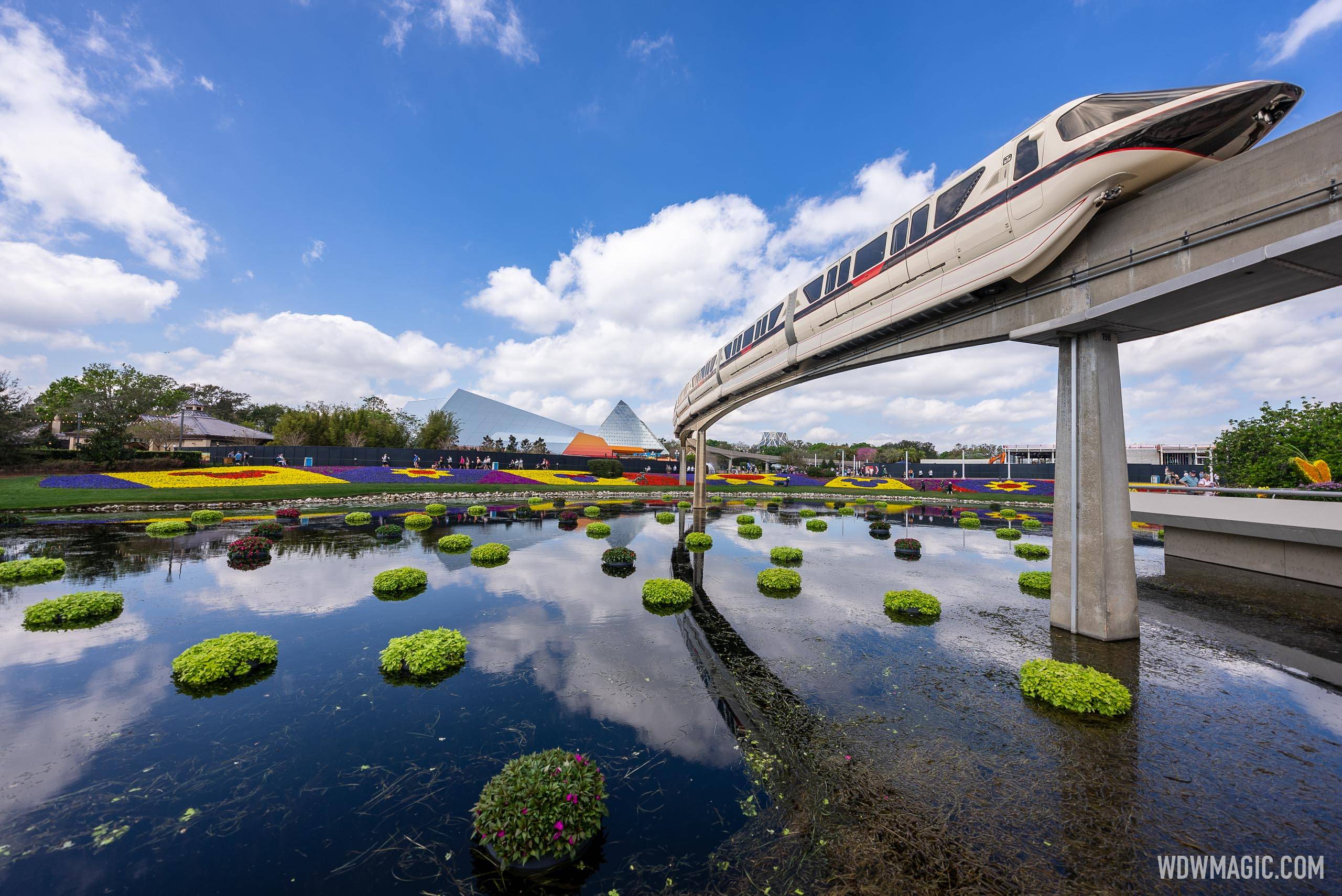 EPCOT in bloom ahead of spring break starting March 13 for local schools